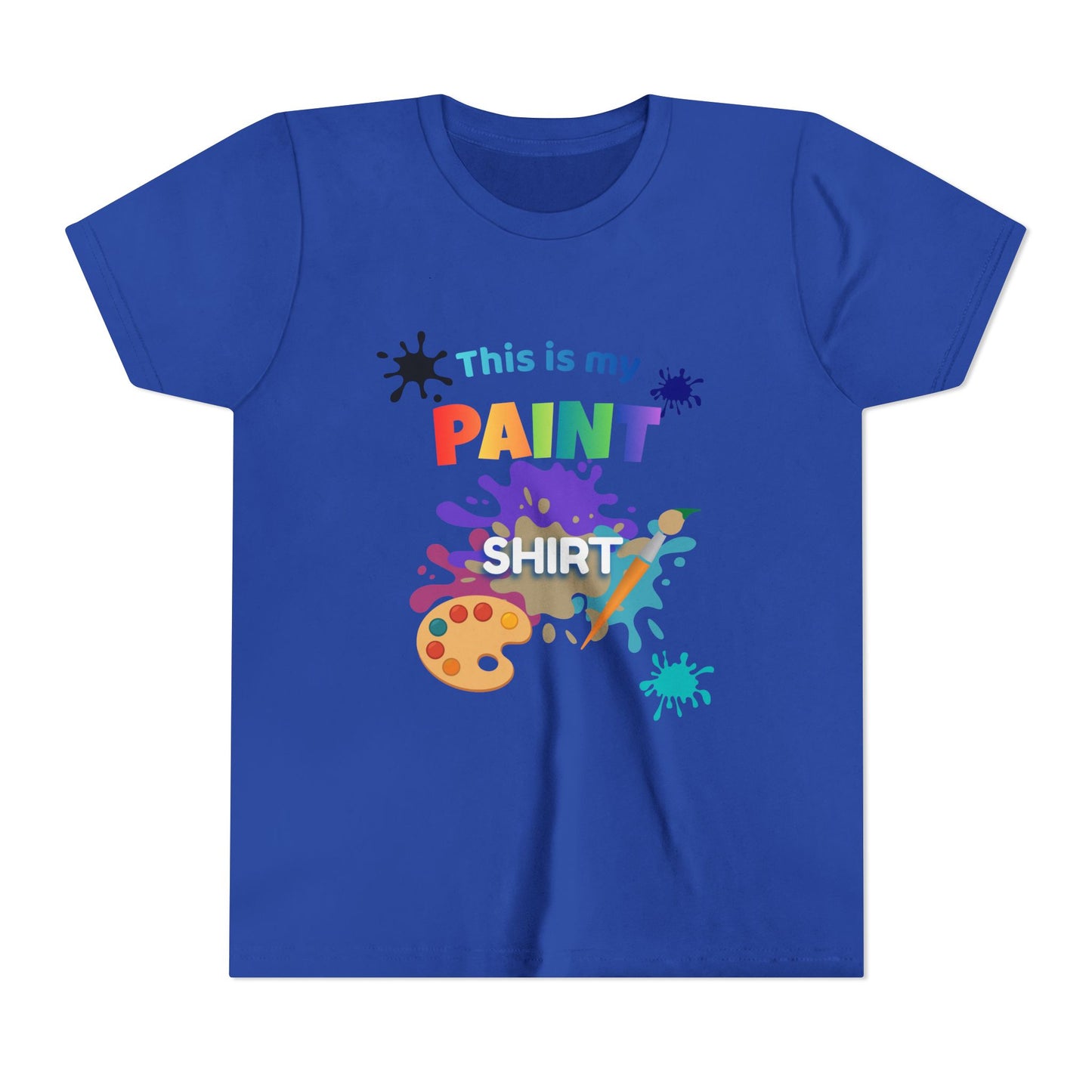 This Is My Paint Shirt Youth Tee SP | Kids Art Palette T-Shirt