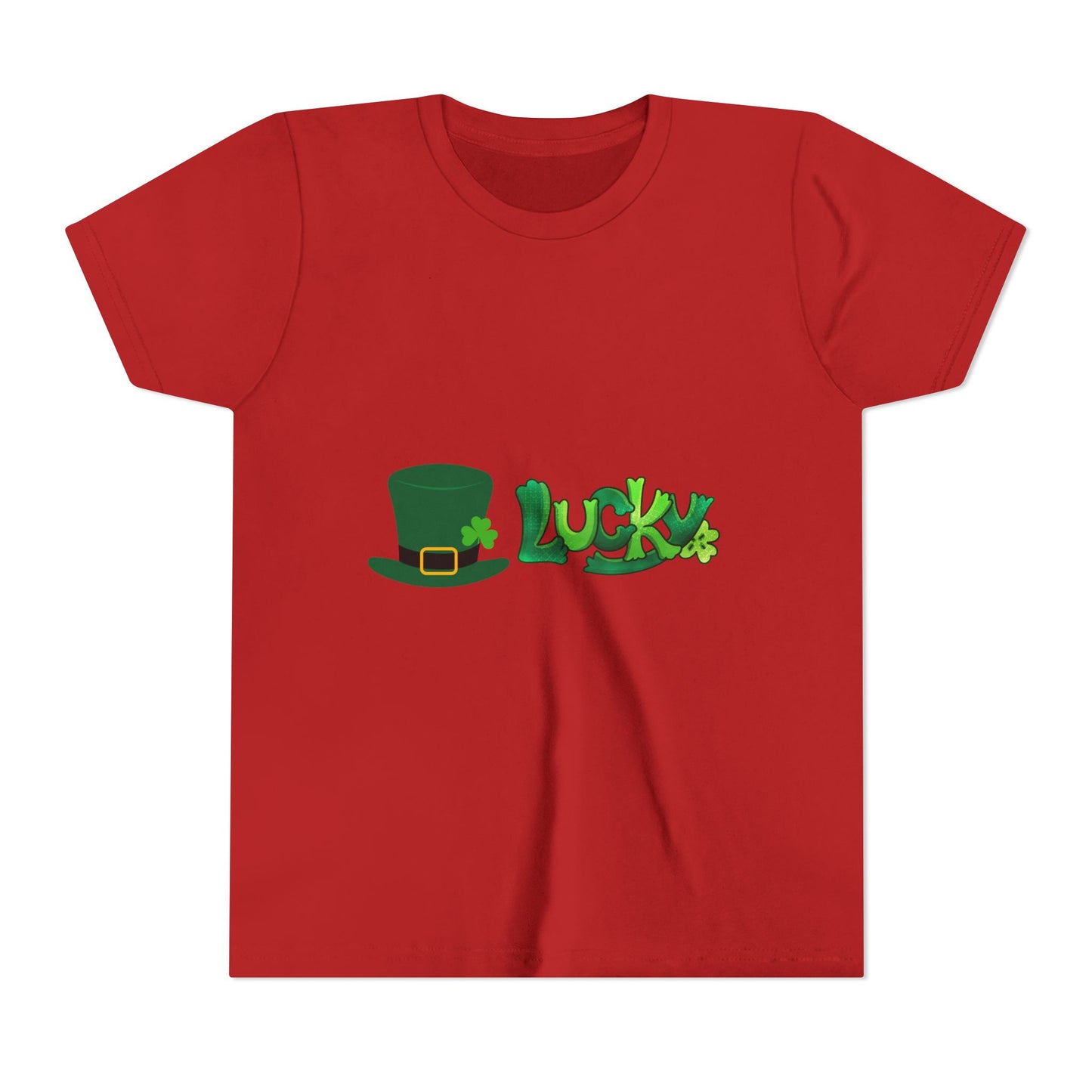 Lucky St. Patricks Day Shamrock Tee | Youth T-Shirt