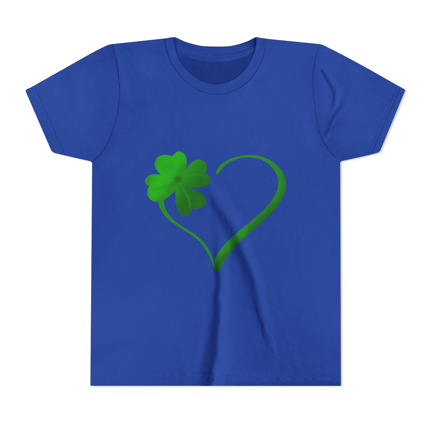 Shamrock Heart Youth Tee | St. Patrick's Day Clover Kids Shirt