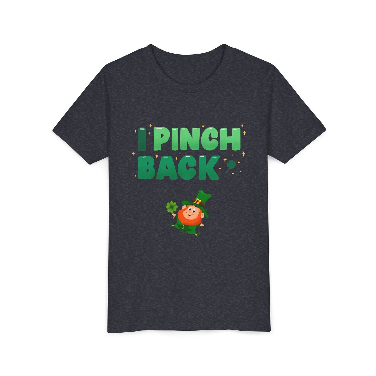 I Pinch Back Leprechaun Kids T-Shirt | St. Patrick's Day Shamrock Tee