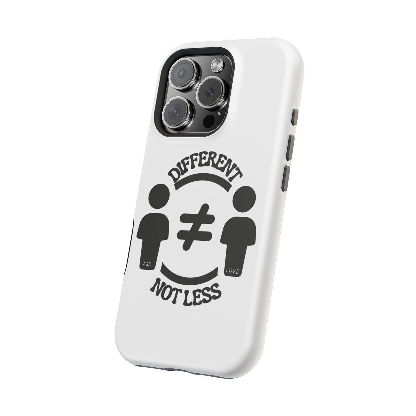 Silhouette Harmony: Different, Not Less - ASD Awareness Phone Case