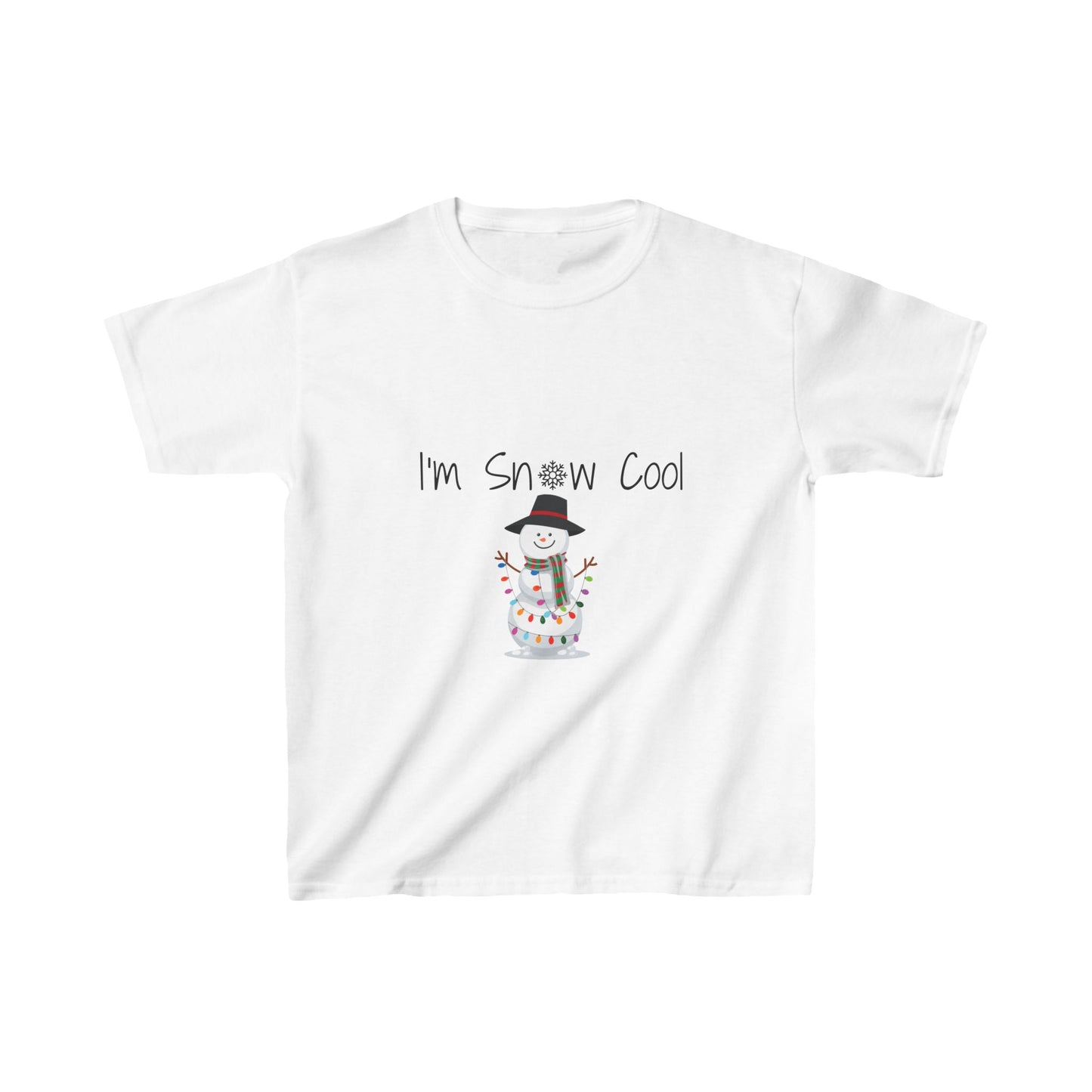 I'm Snow Cool Kids Tee - Fun Holiday Snowman Shirt for Boys and Girls