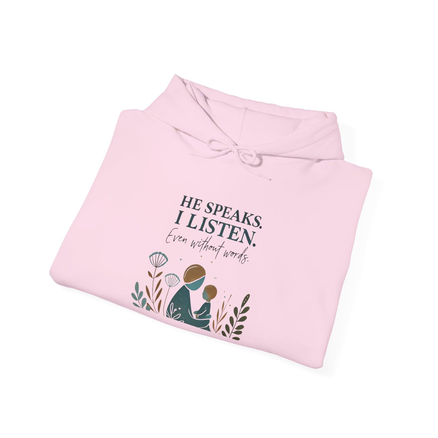 He Speaks, I Listen - Autism Parent Hoodie