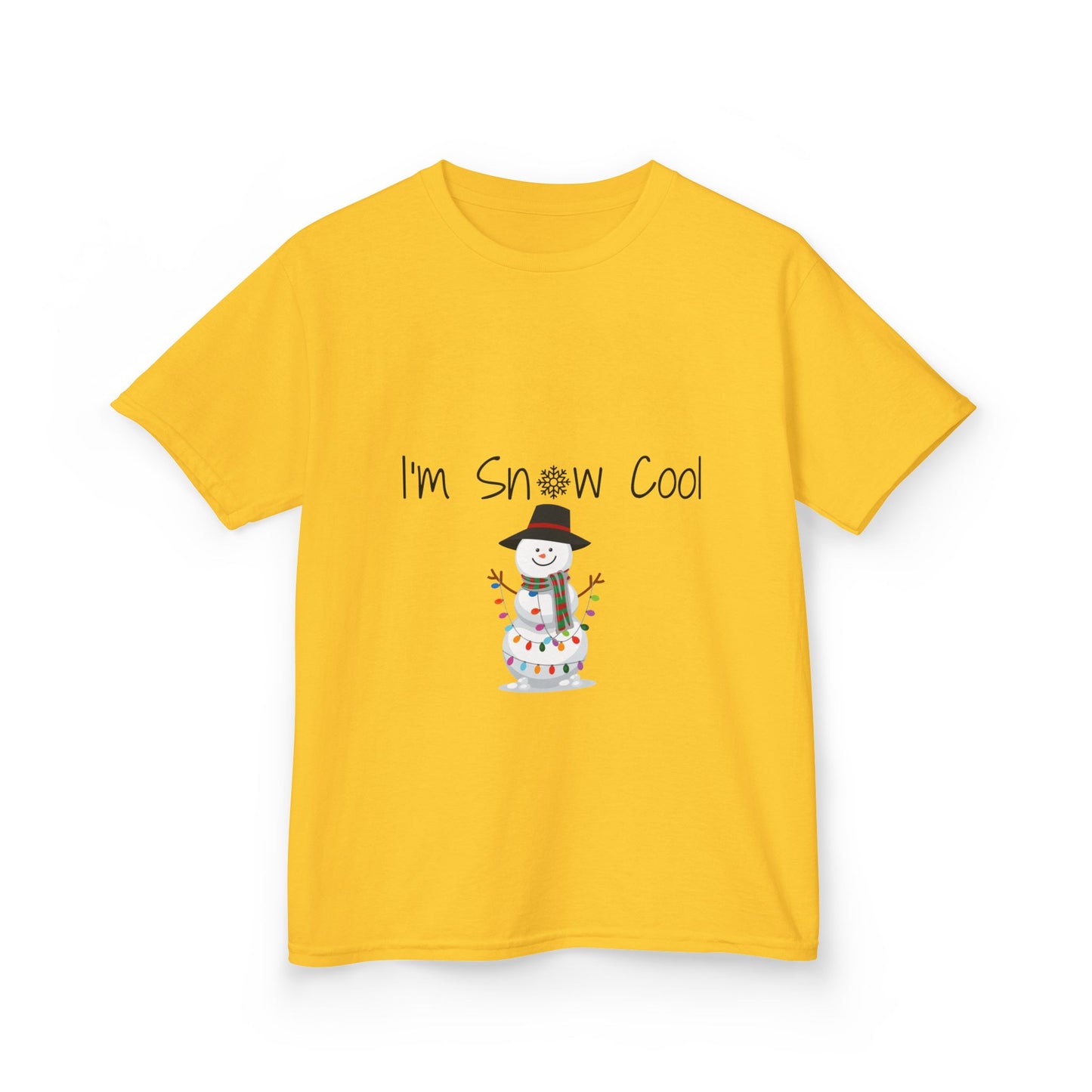 I'm Snow Cool Kids Tee - Fun Holiday Snowman Shirt for Boys and Girls