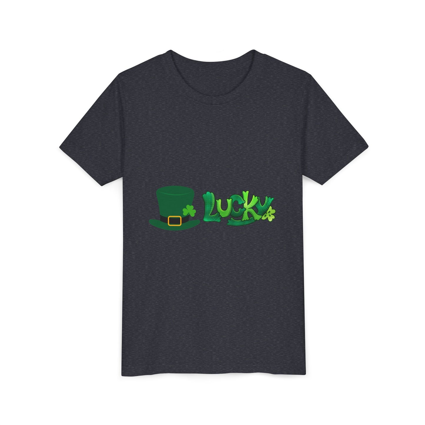 Lucky St. Patricks Day Shamrock Tee | Youth T-Shirt