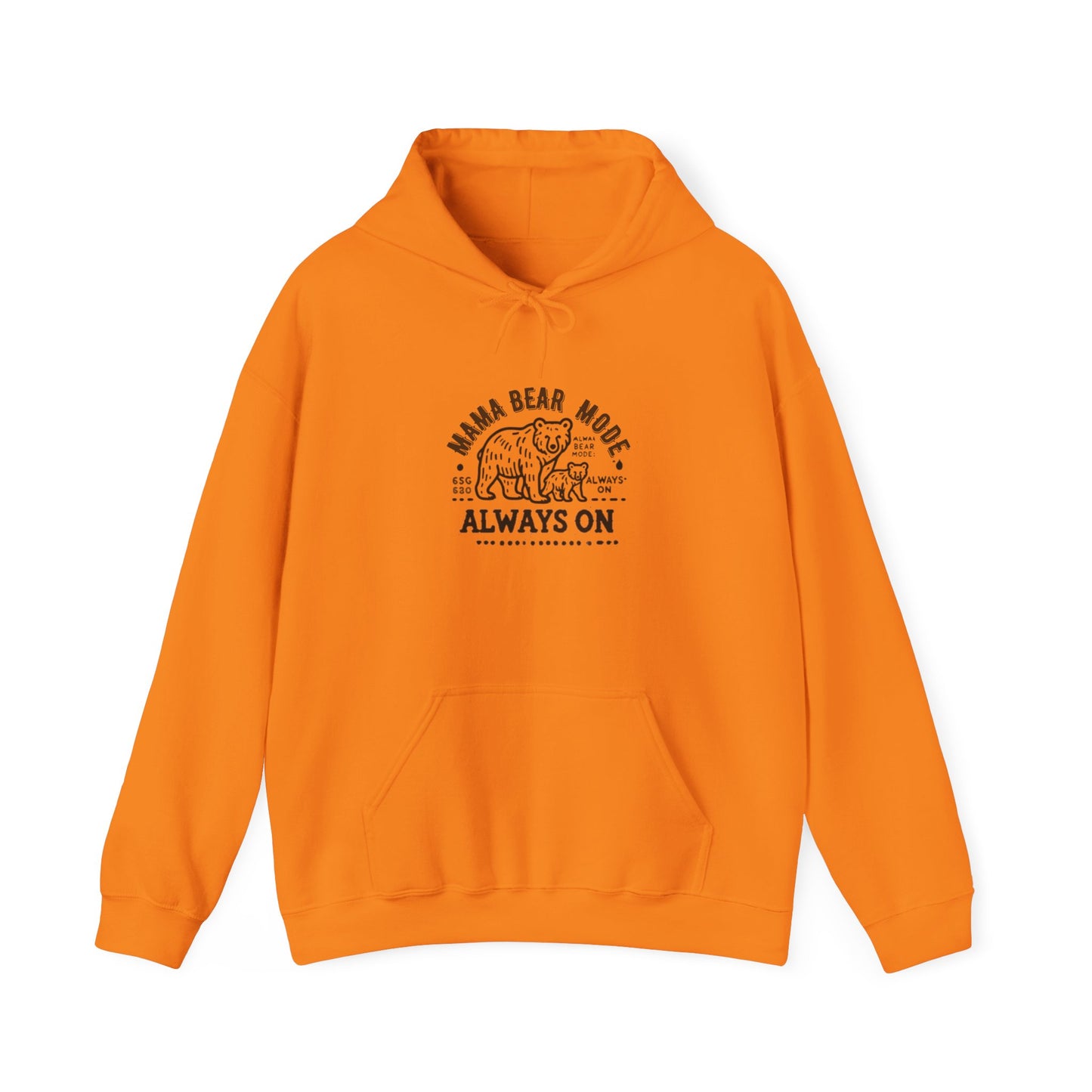 Vintage Mama Bear Mode - Always On Hoodie - Cute Gift for Moms, Perfect for Birthdays, Mother's Day, Relaxation, Everyday Wear