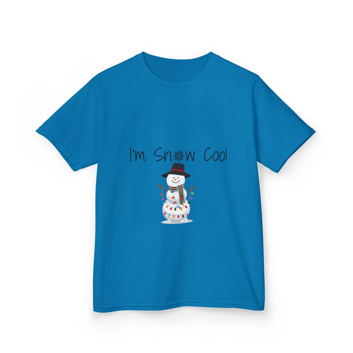 I'm Snow Cool Kids Tee - Fun Holiday Snowman Shirt for Boys and Girls