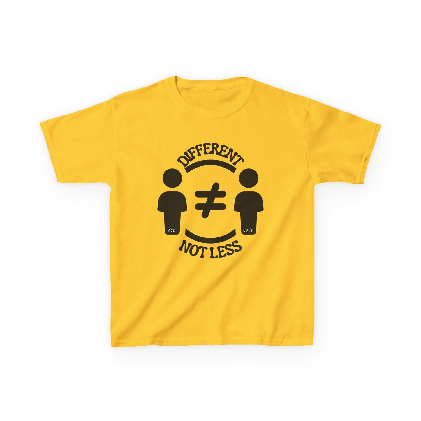 Different Not Less - Equality Autism Awareness kids Tee