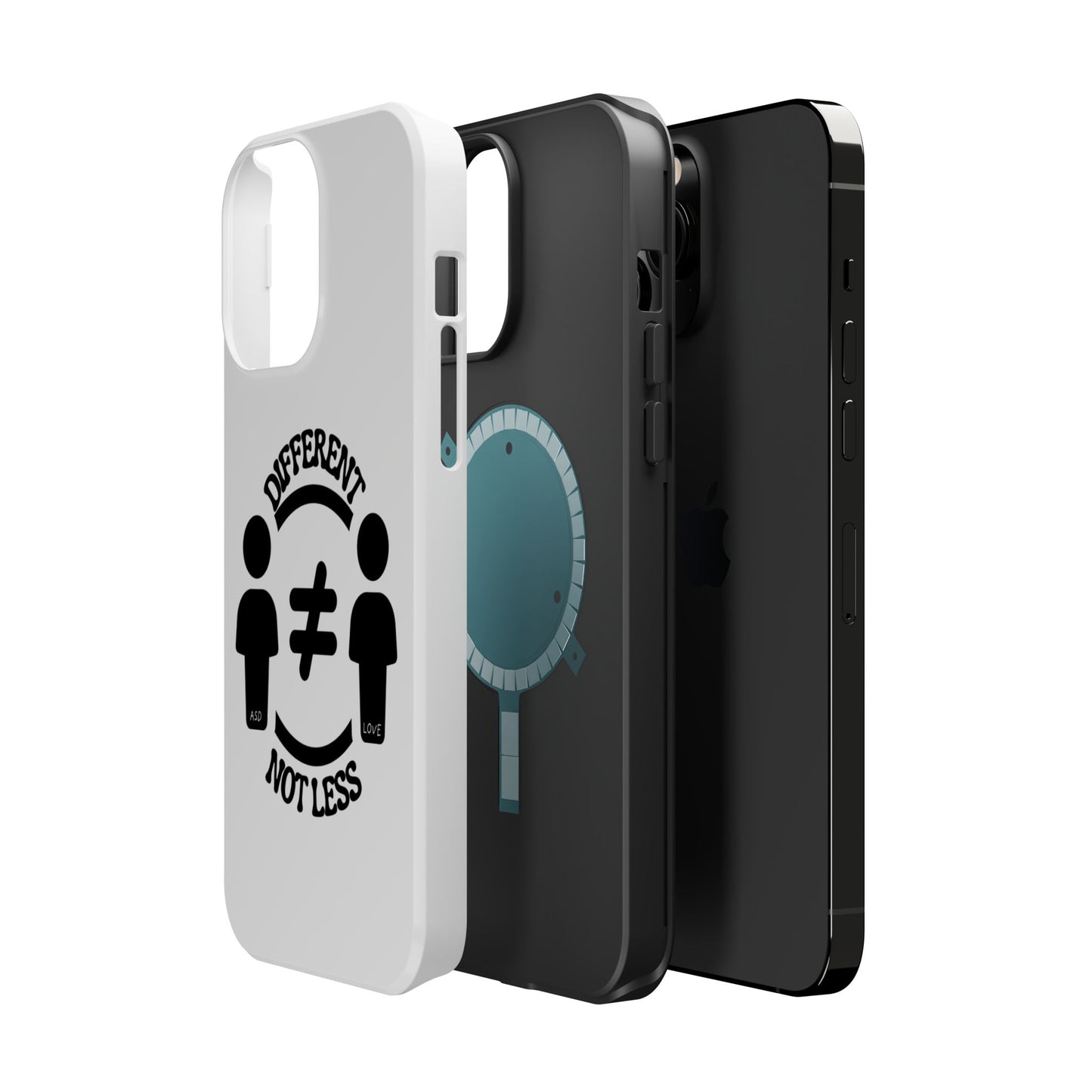 Silhouette Harmony: Different, Not Less - ASD Awareness Phone Case
