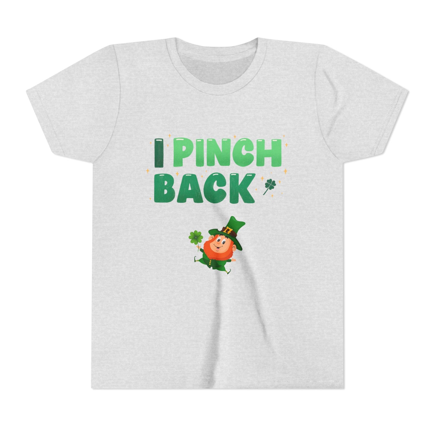 I Pinch Back Leprechaun Kids T-Shirt | St. Patrick's Day Shamrock Tee
