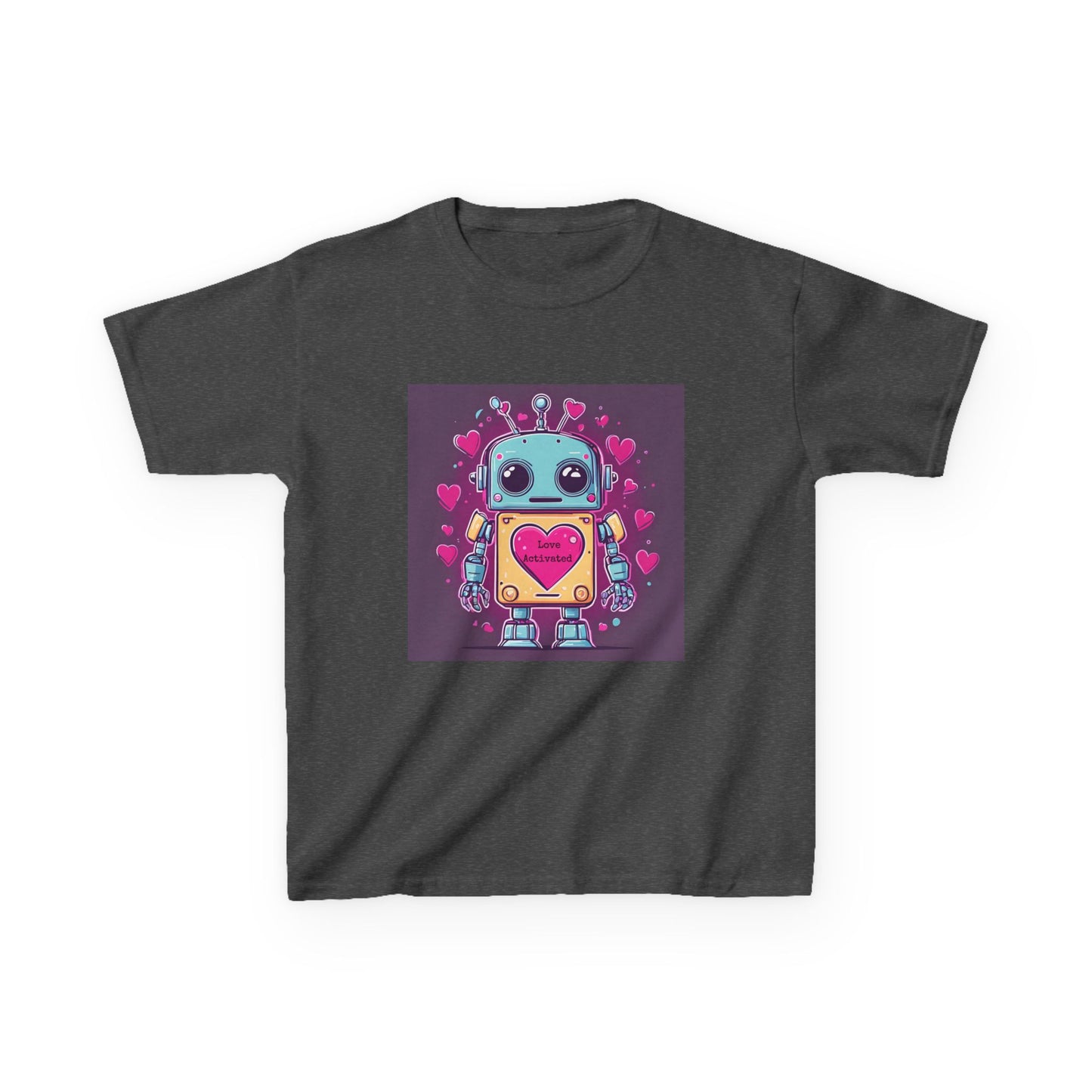 Love Activated - Robot Valentine's Kids' Tee