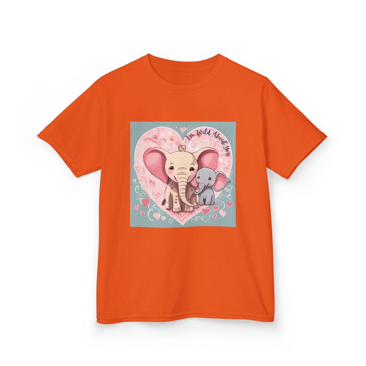 I'm Wild About You - Elephant Duo Valentine's Kids Tee