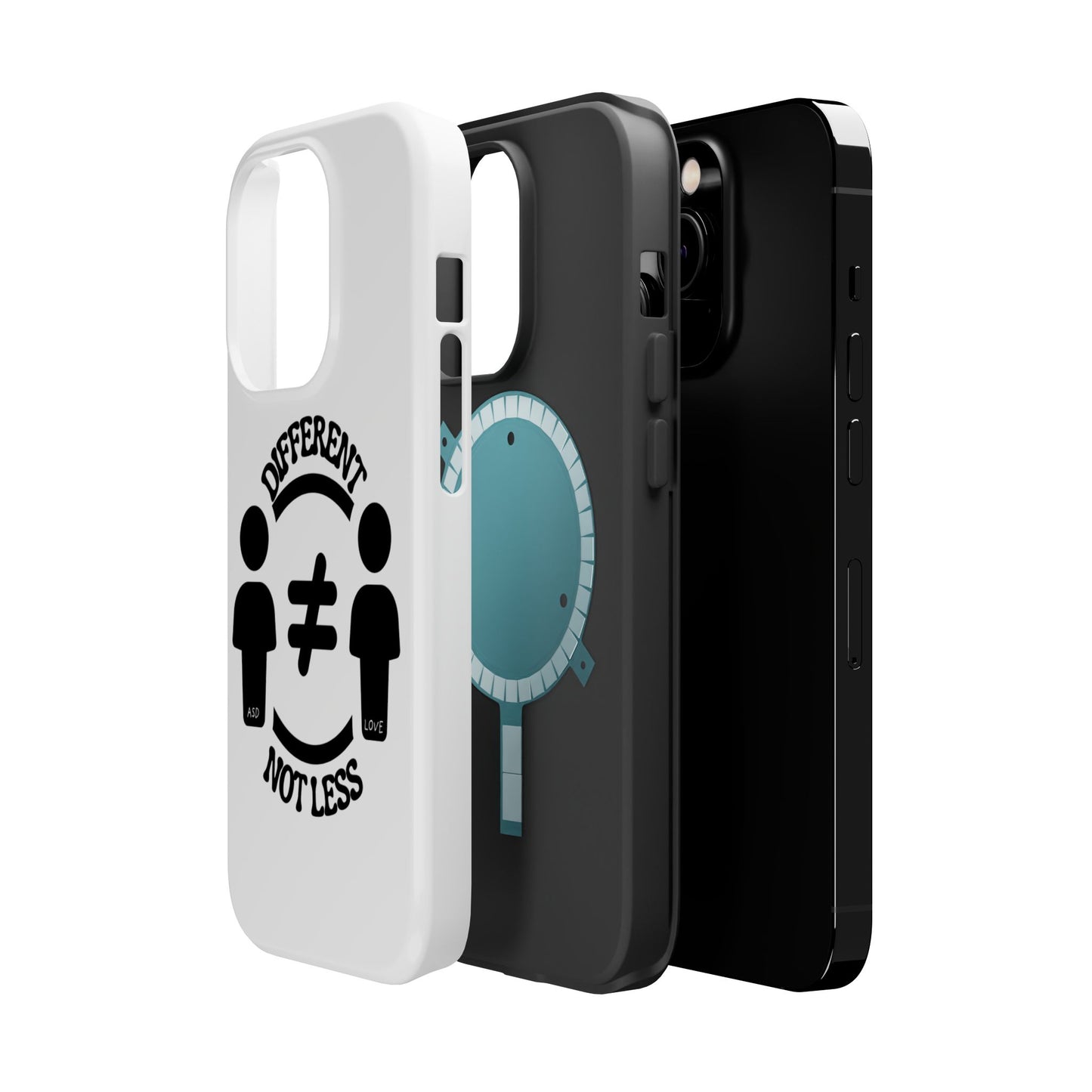 Silhouette Harmony: Different, Not Less - ASD Awareness Phone Case