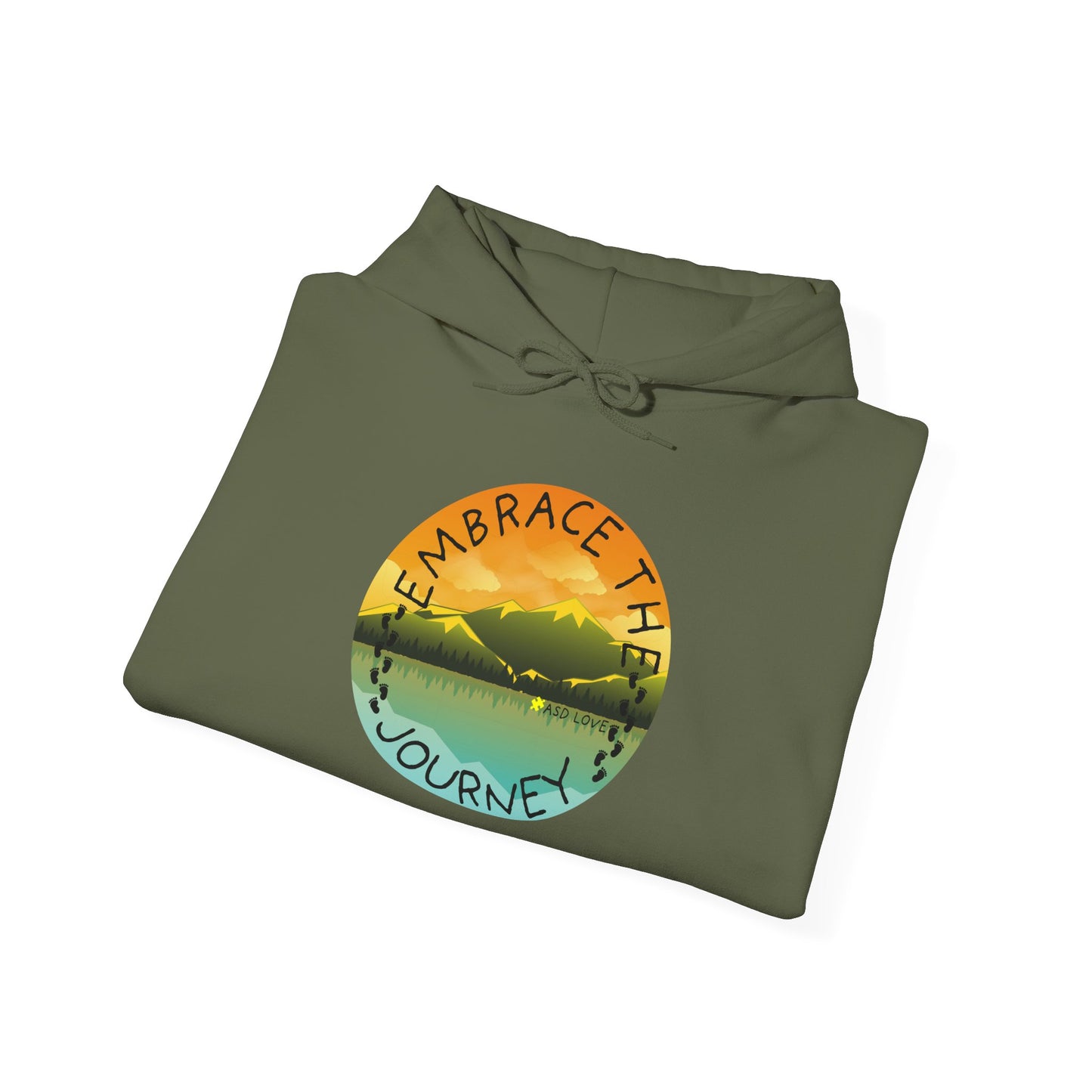 Embrace the Journey | Hoodie | Autism Awareness | Diversity and Inclusivity