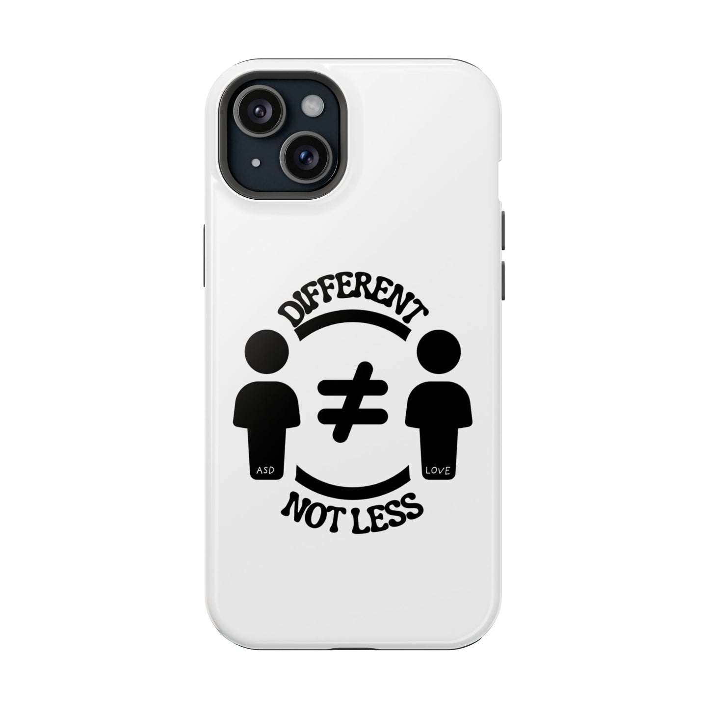 Silhouette Harmony: Different, Not Less - ASD Awareness Phone Case