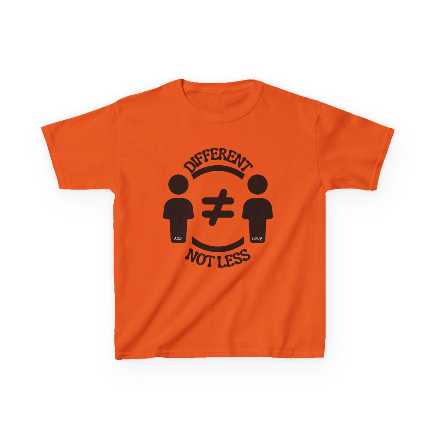 Different Not Less - Equality Autism Awareness kids Tee
