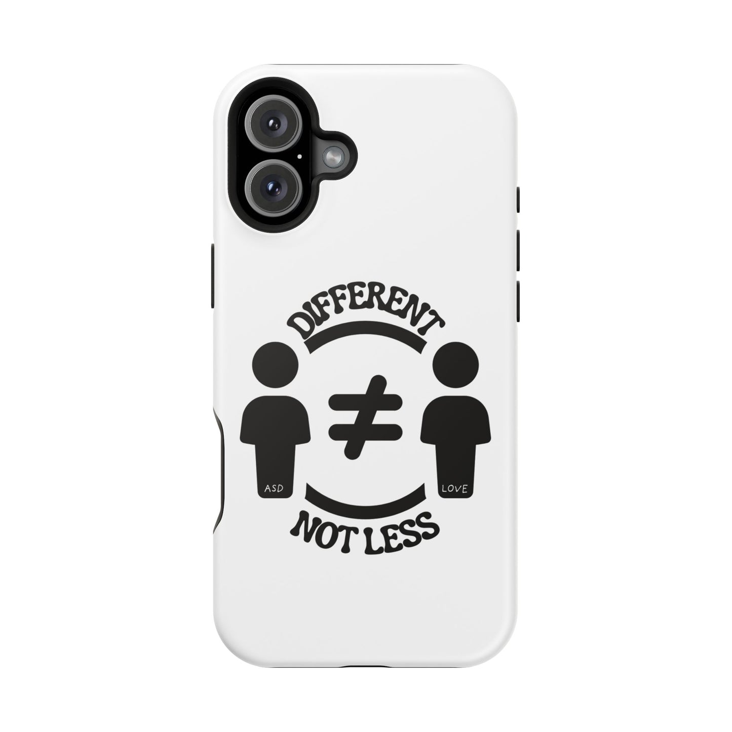 Silhouette Harmony: Different, Not Less - ASD Awareness Phone Case