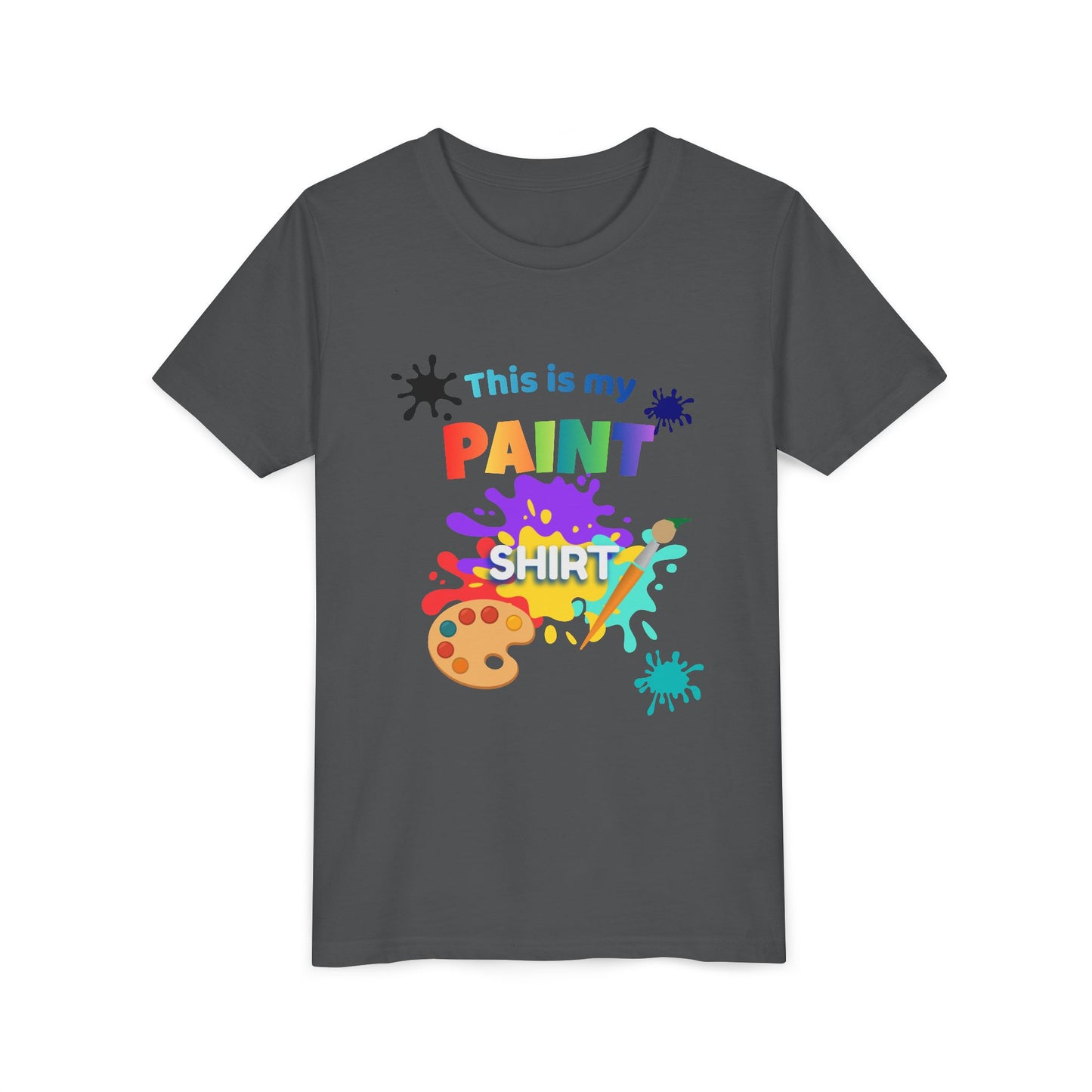 This Is My Paint Shirt Youth Tee SP | Kids Art Palette T-Shirt