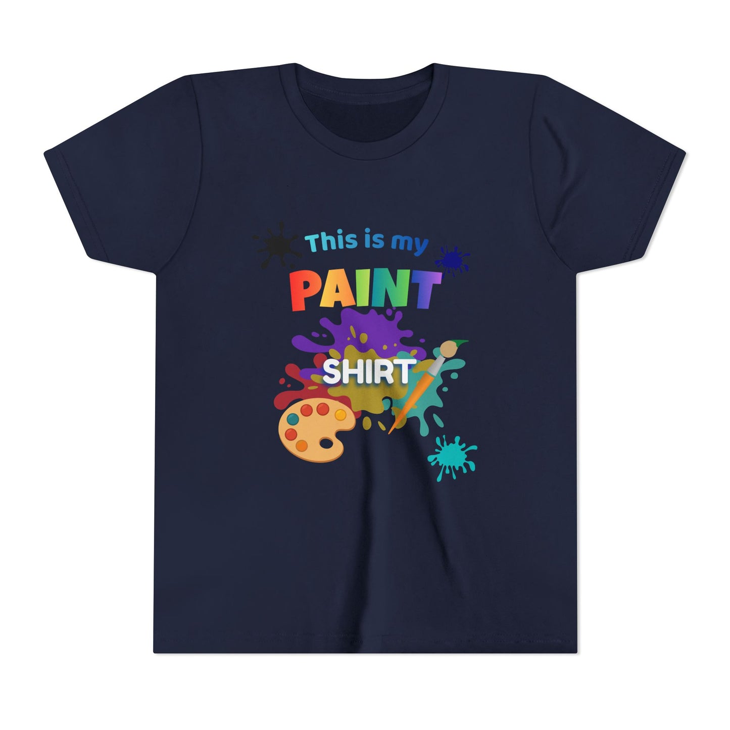This Is My Paint Shirt Youth Tee SP | Kids Art Palette T-Shirt