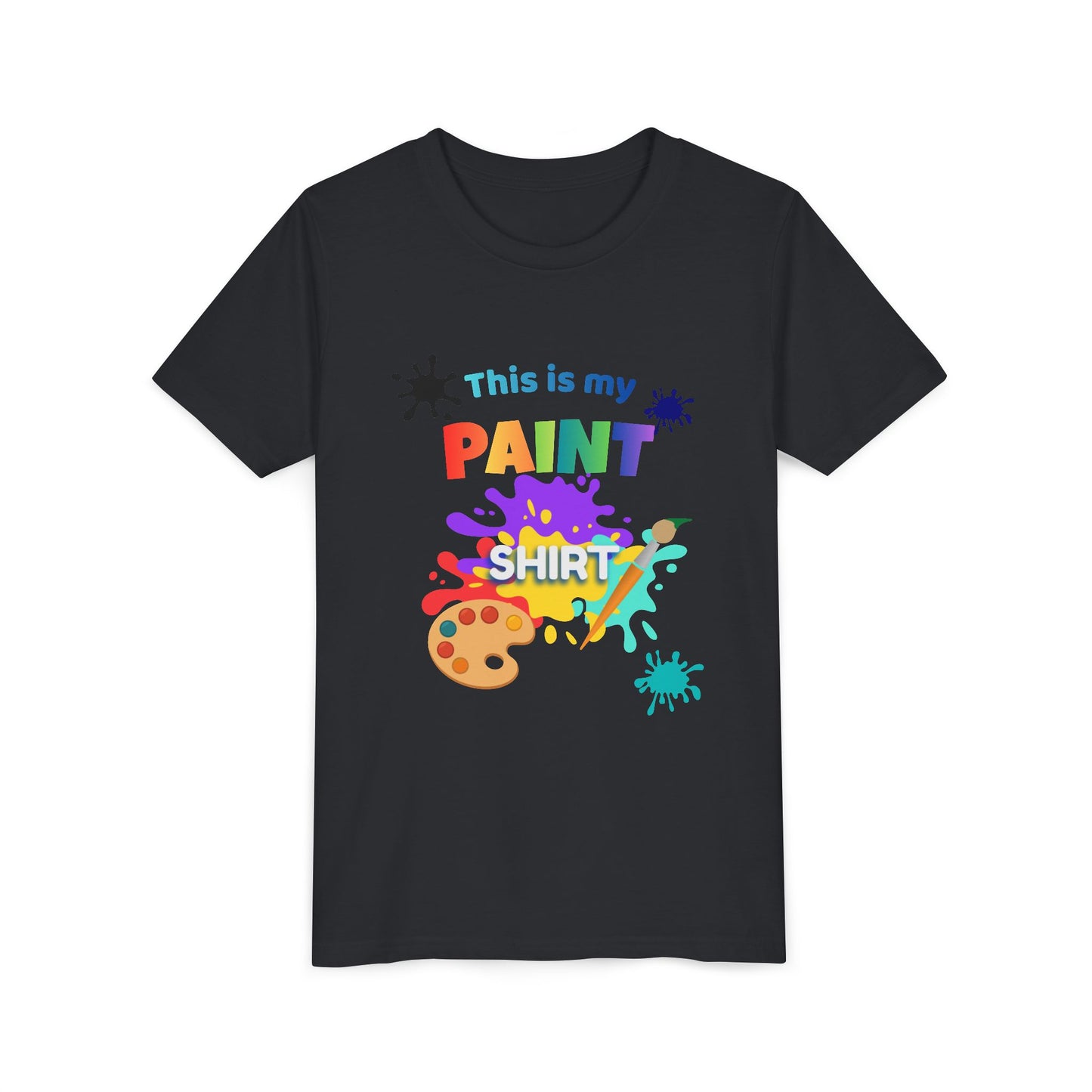 This Is My Paint Shirt Youth Tee SP | Kids Art Palette T-Shirt