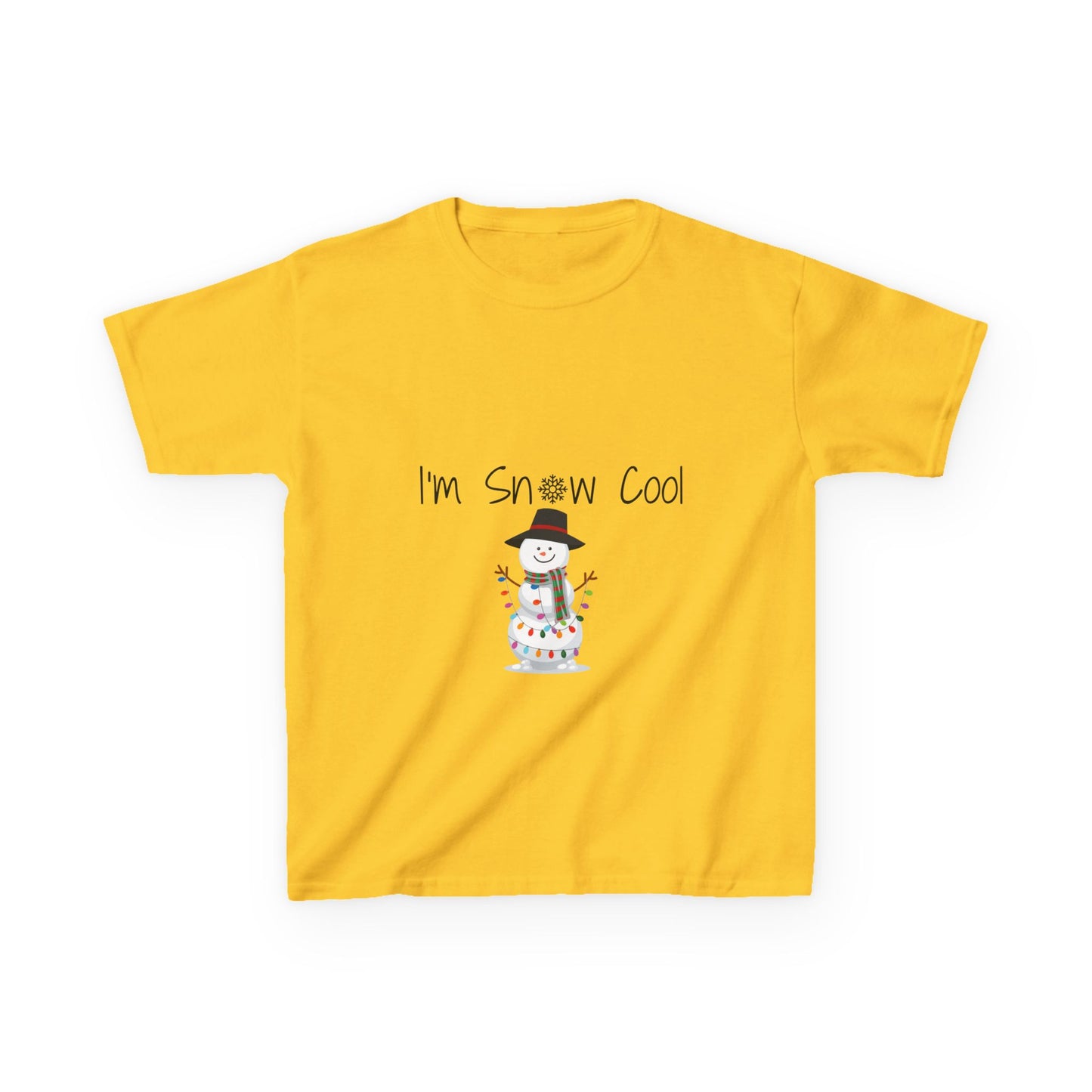 I'm Snow Cool Kids Tee - Fun Holiday Snowman Shirt for Boys and Girls