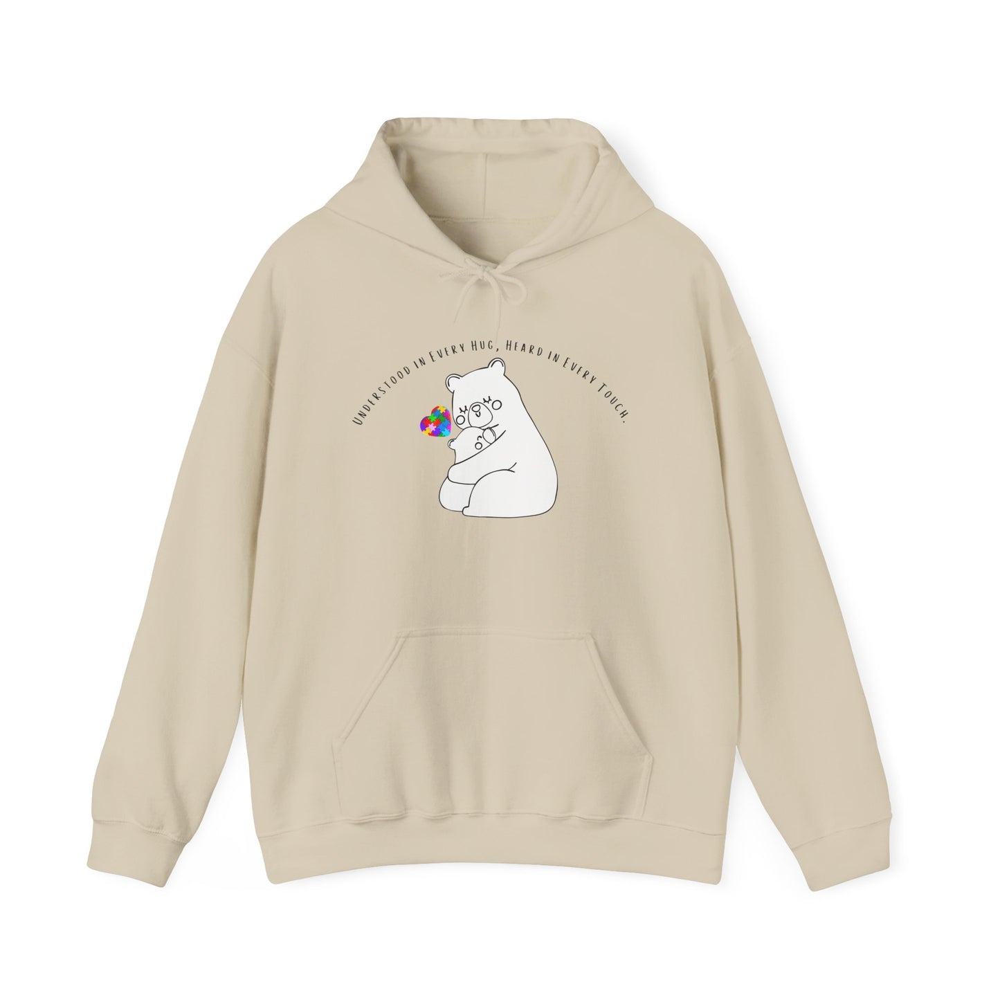 Every Hug, Every Touch - Autism Awareness Hoodie - Gift for Her, Unisex Comfort