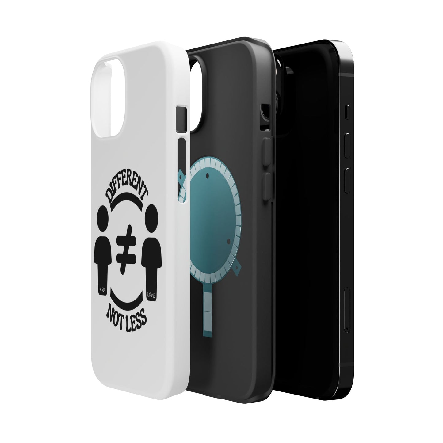 Silhouette Harmony: Different, Not Less - ASD Awareness Phone Case