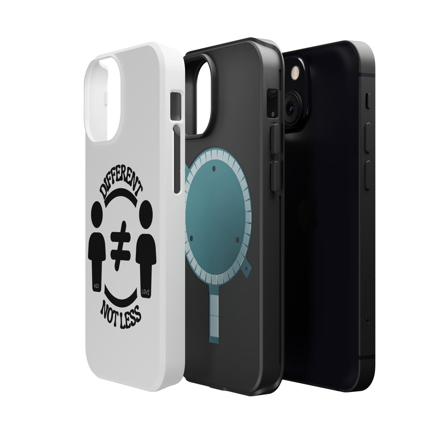 Silhouette Harmony: Different, Not Less - ASD Awareness Phone Case