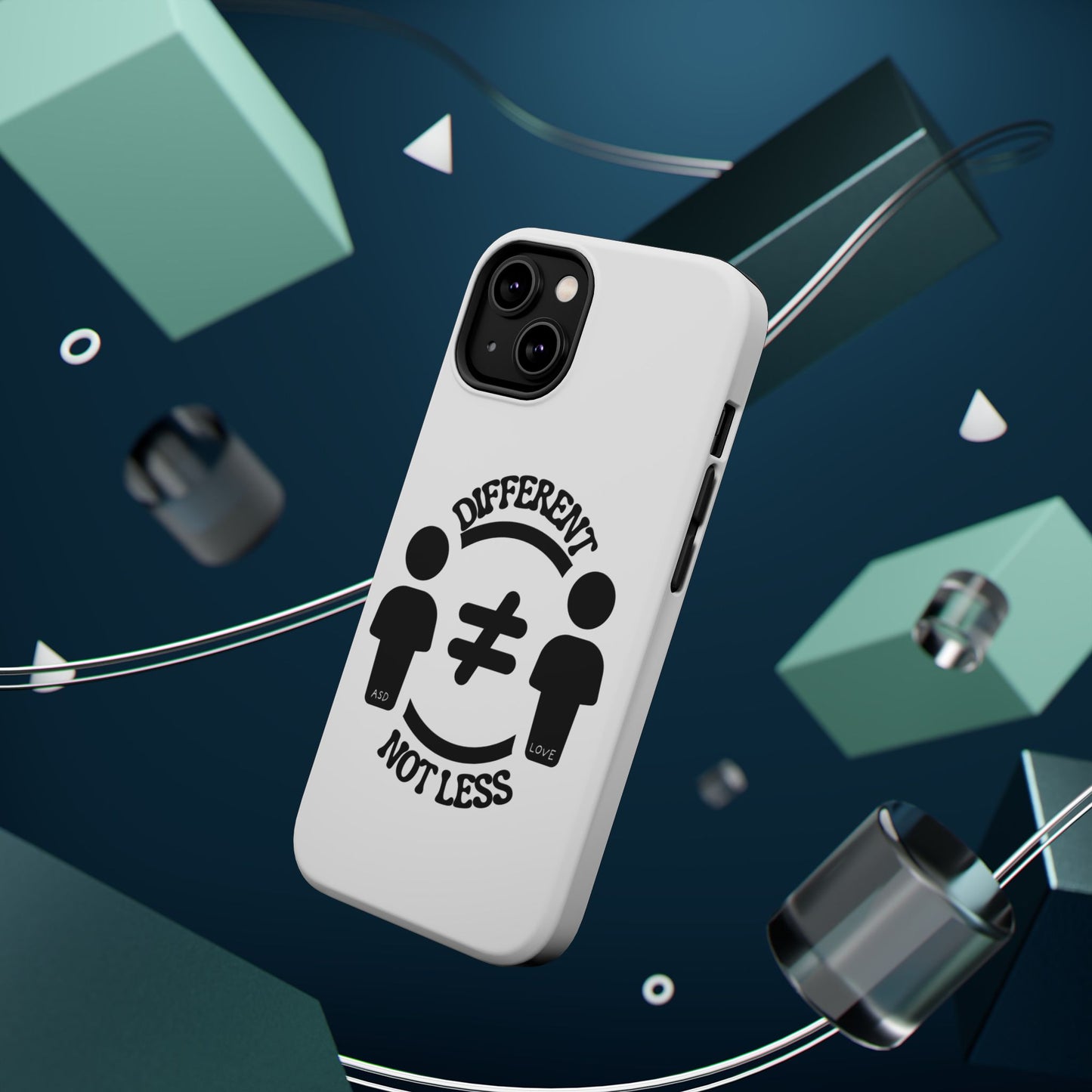 Silhouette Harmony: Different, Not Less - ASD Awareness Phone Case