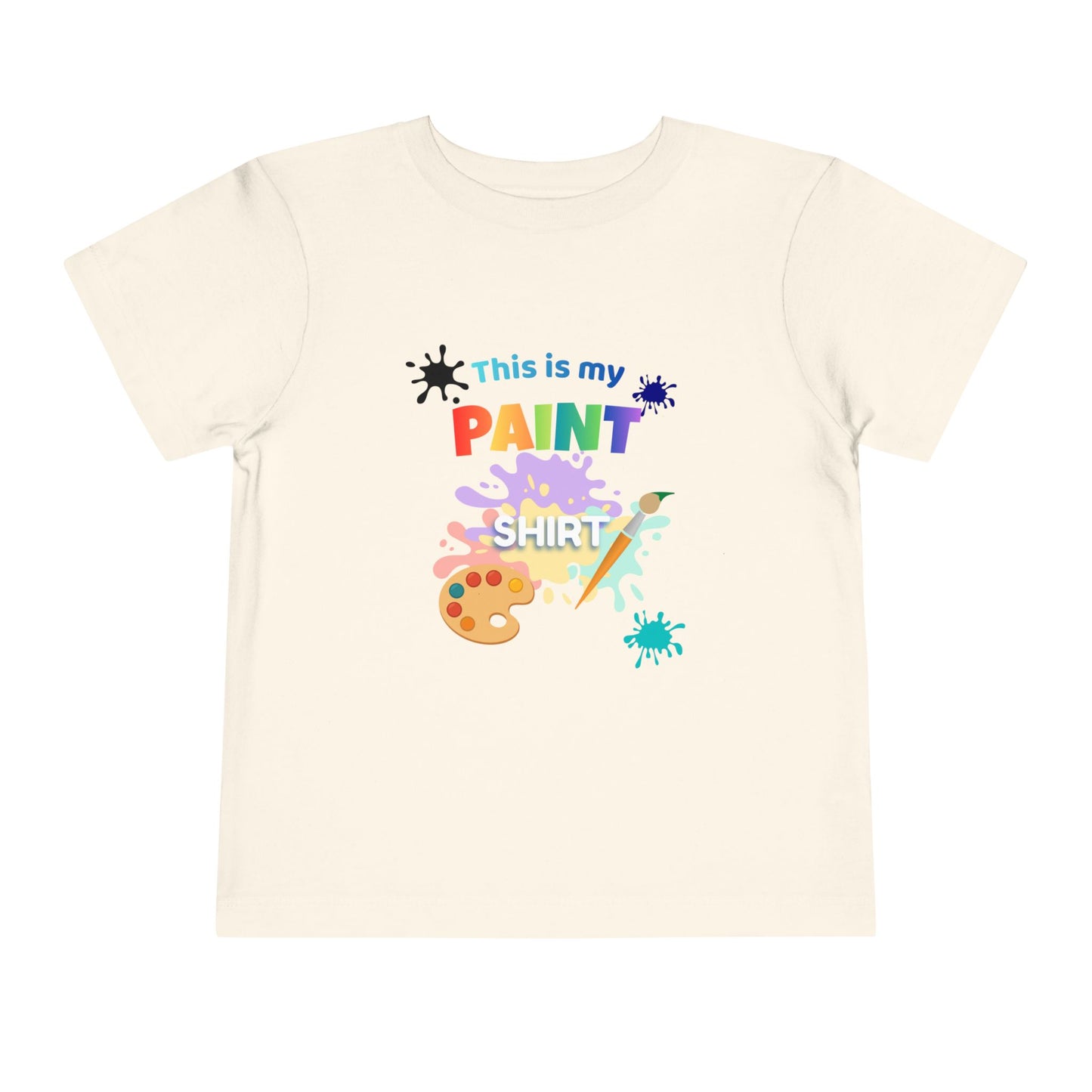 This Is My Paint Shirt Toddler Tee | Kids Painting Art Splash Shirt