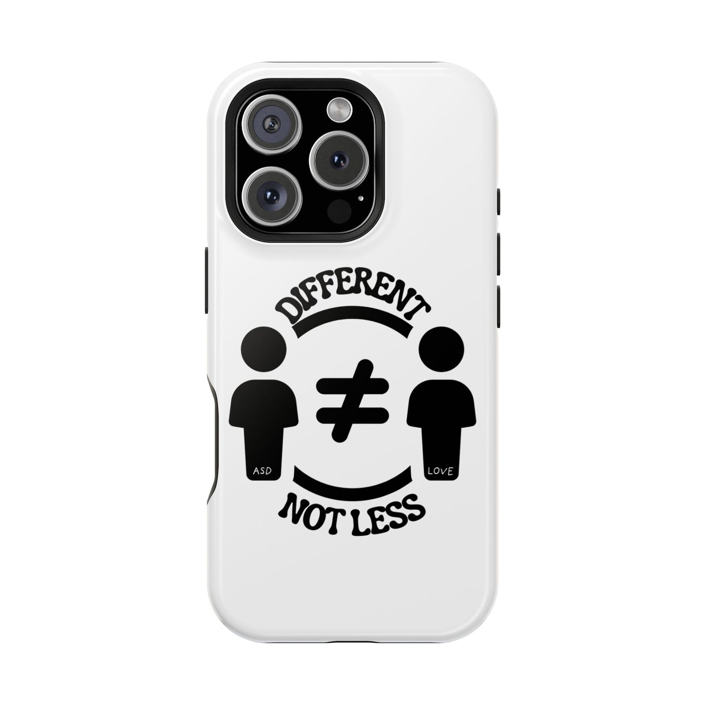 Silhouette Harmony: Different, Not Less - ASD Awareness Phone Case