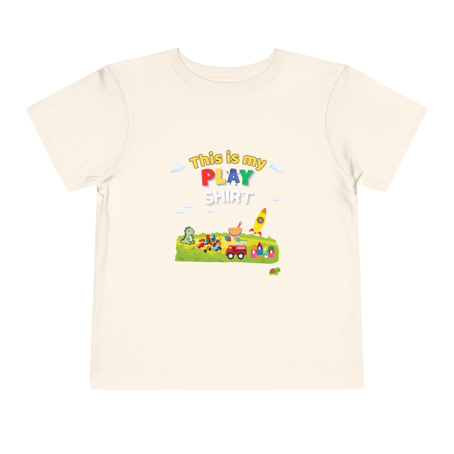 This Is My Play Shirt Toddler Tee | Toy Train, Blocks, Rocket