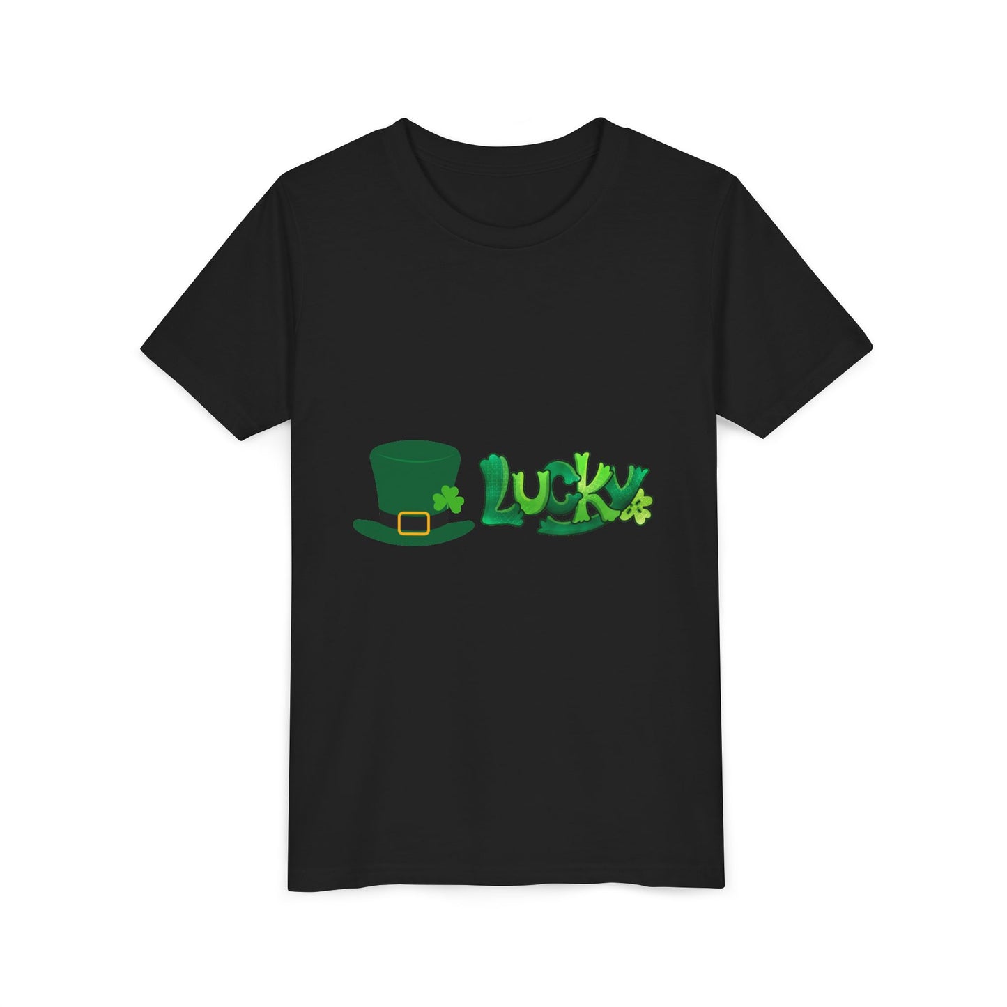 Lucky St. Patricks Day Shamrock Tee | Youth T-Shirt