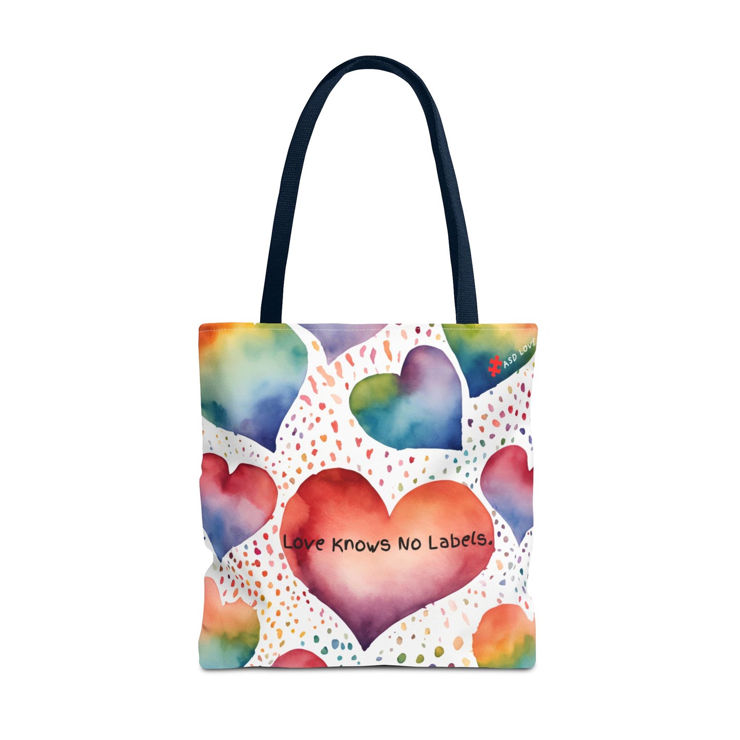 Love Knows No Labels Heart Balloons Tote Bag - Rise Above Division
