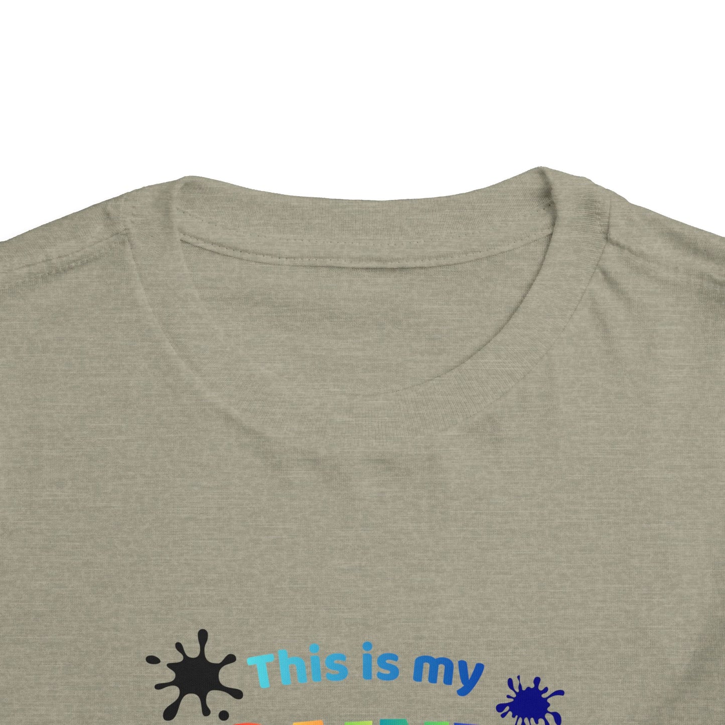This Is My Paint Shirt Toddler Tee | Kids Painting Art Splash Shirt