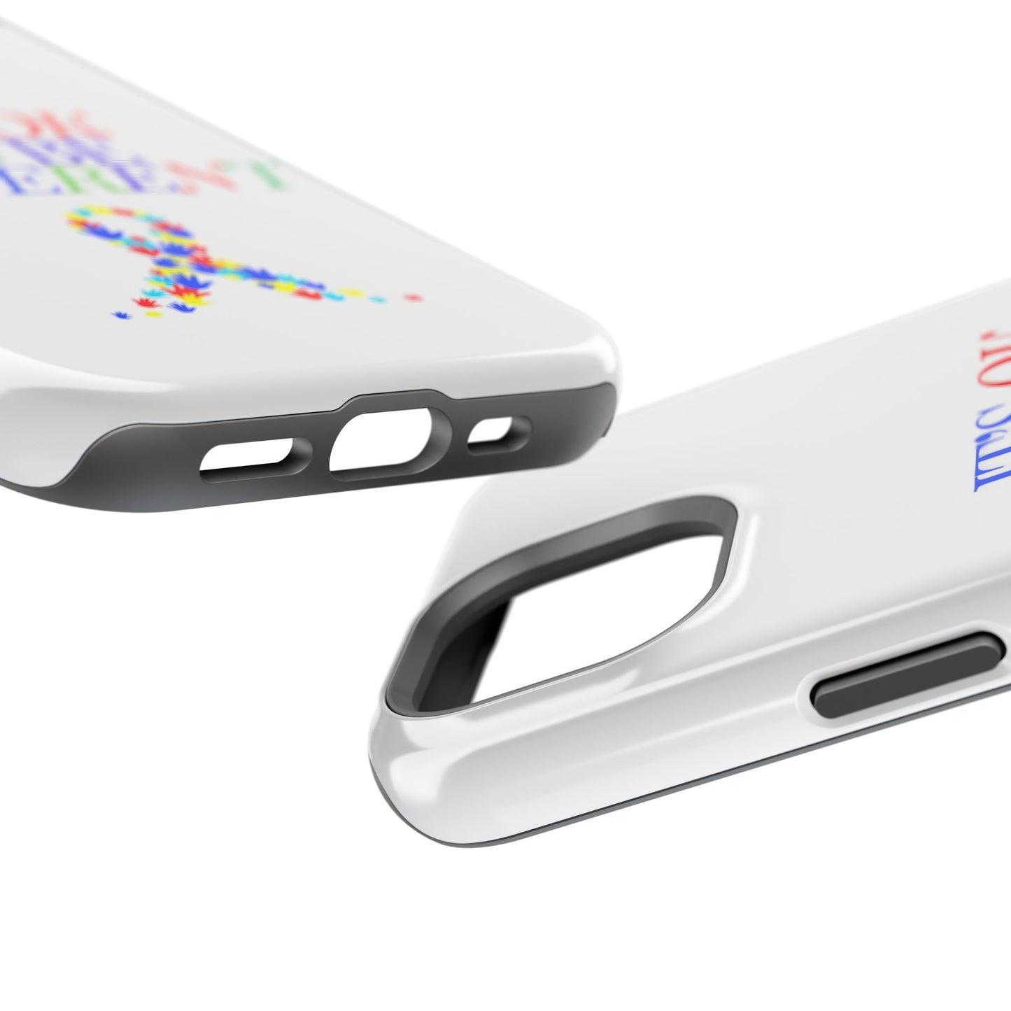 Autism Support Ribbon: It's Okay to Be Different - ASD Awareness Phone Case