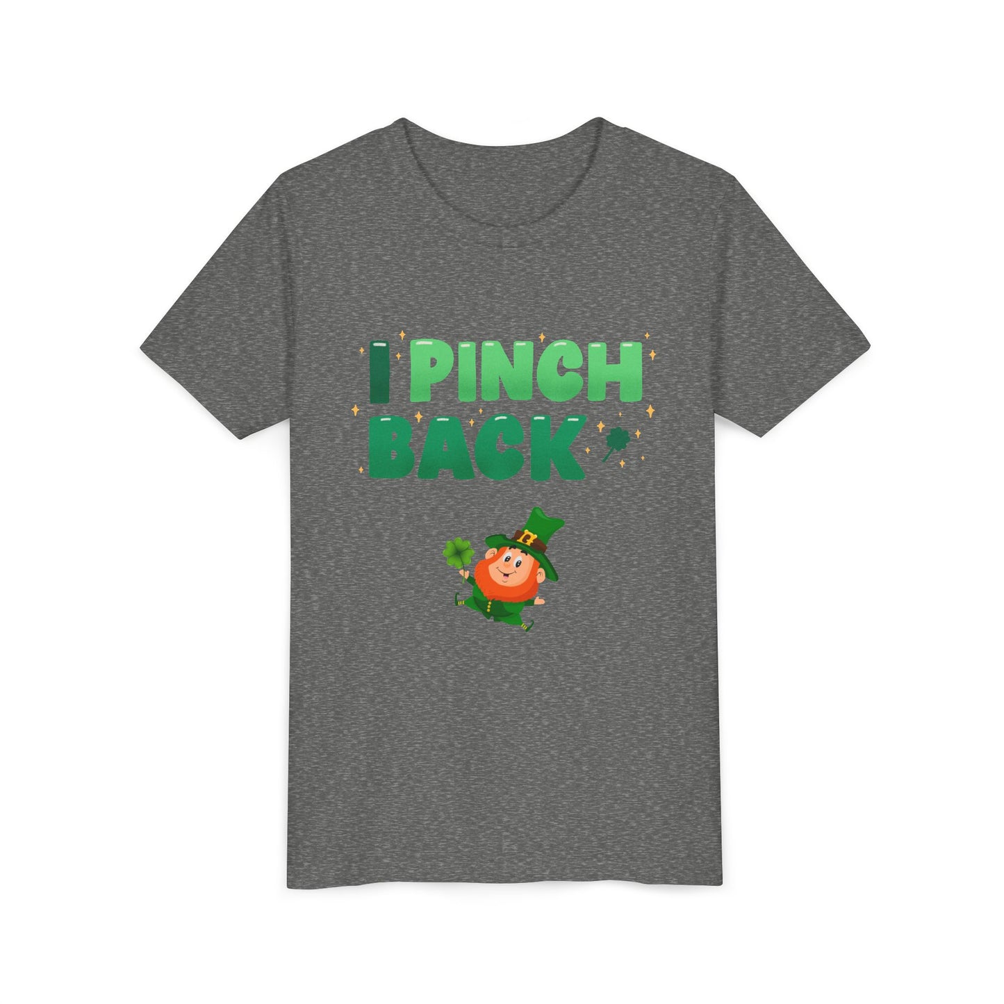 I Pinch Back Leprechaun Kids T-Shirt | St. Patrick's Day Shamrock Tee