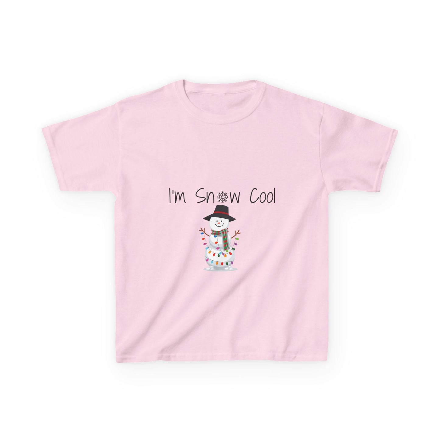 I'm Snow Cool Kids Tee - Fun Holiday Snowman Shirt for Boys and Girls