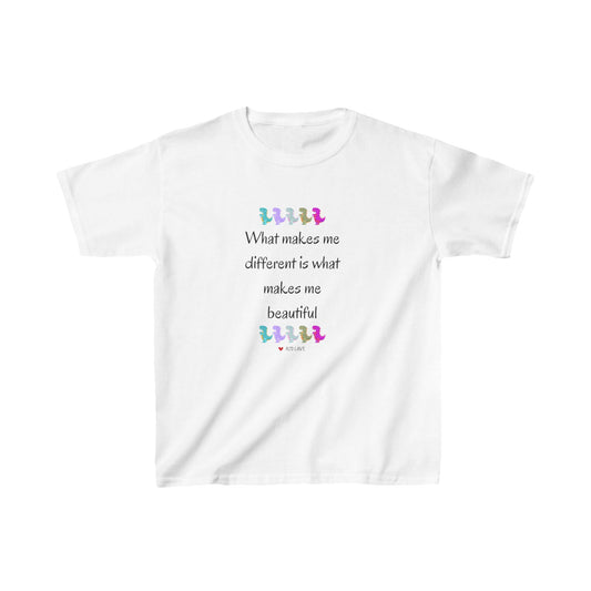 Different is Beautiful - Autism Awareness Kids Tee