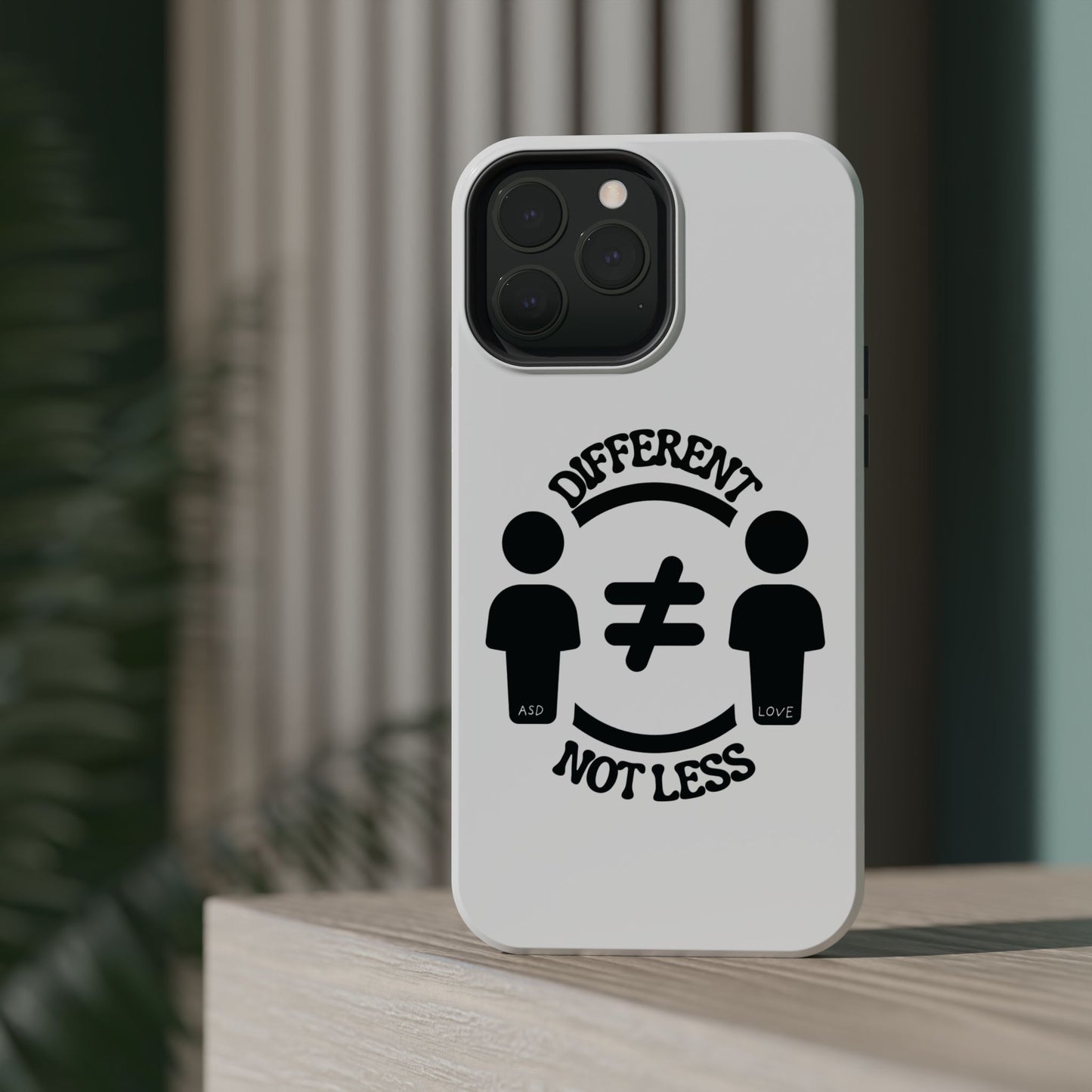 Silhouette Harmony: Different, Not Less - ASD Awareness Phone Case