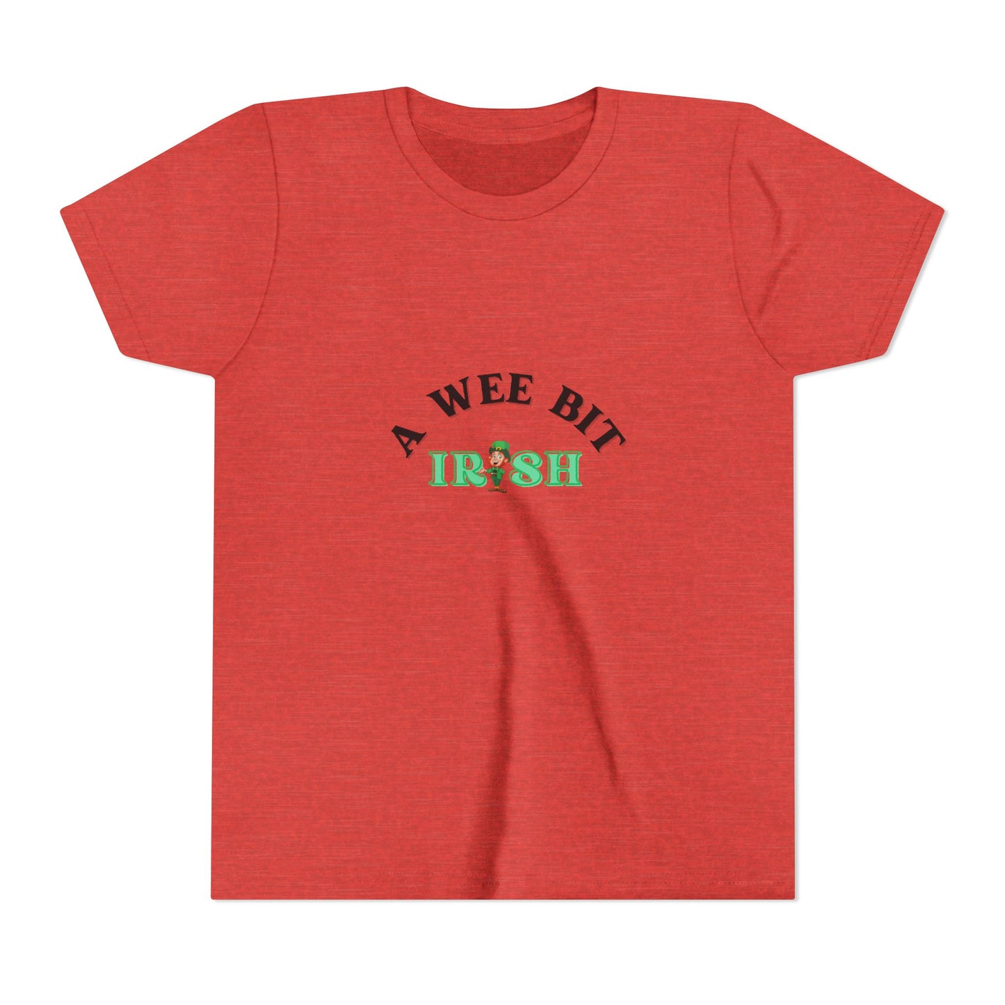 A Wee Bit Irish Youth Tee | St. Patrick's Day Shamrock Kids Shirt
