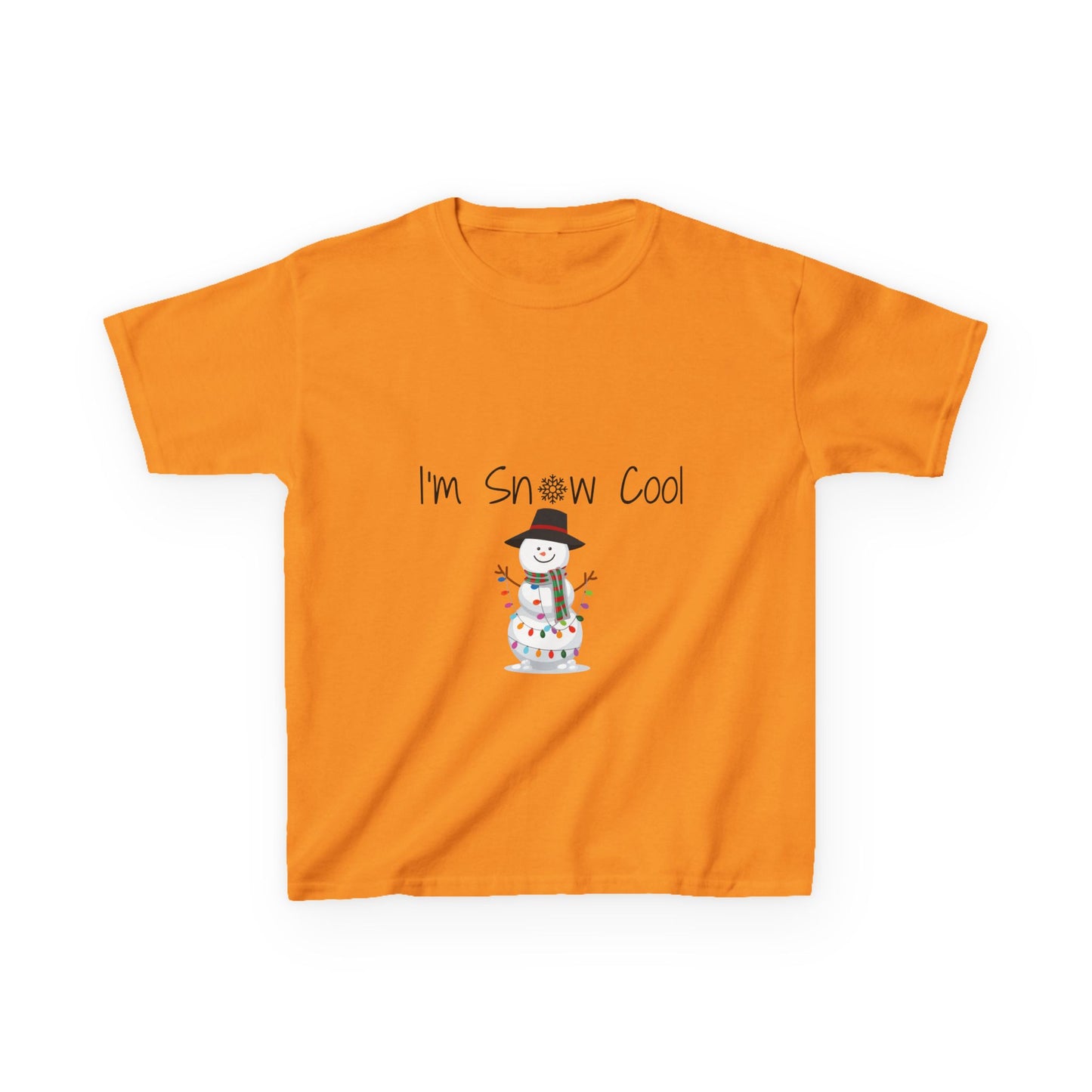 I'm Snow Cool Kids Tee - Fun Holiday Snowman Shirt for Boys and Girls
