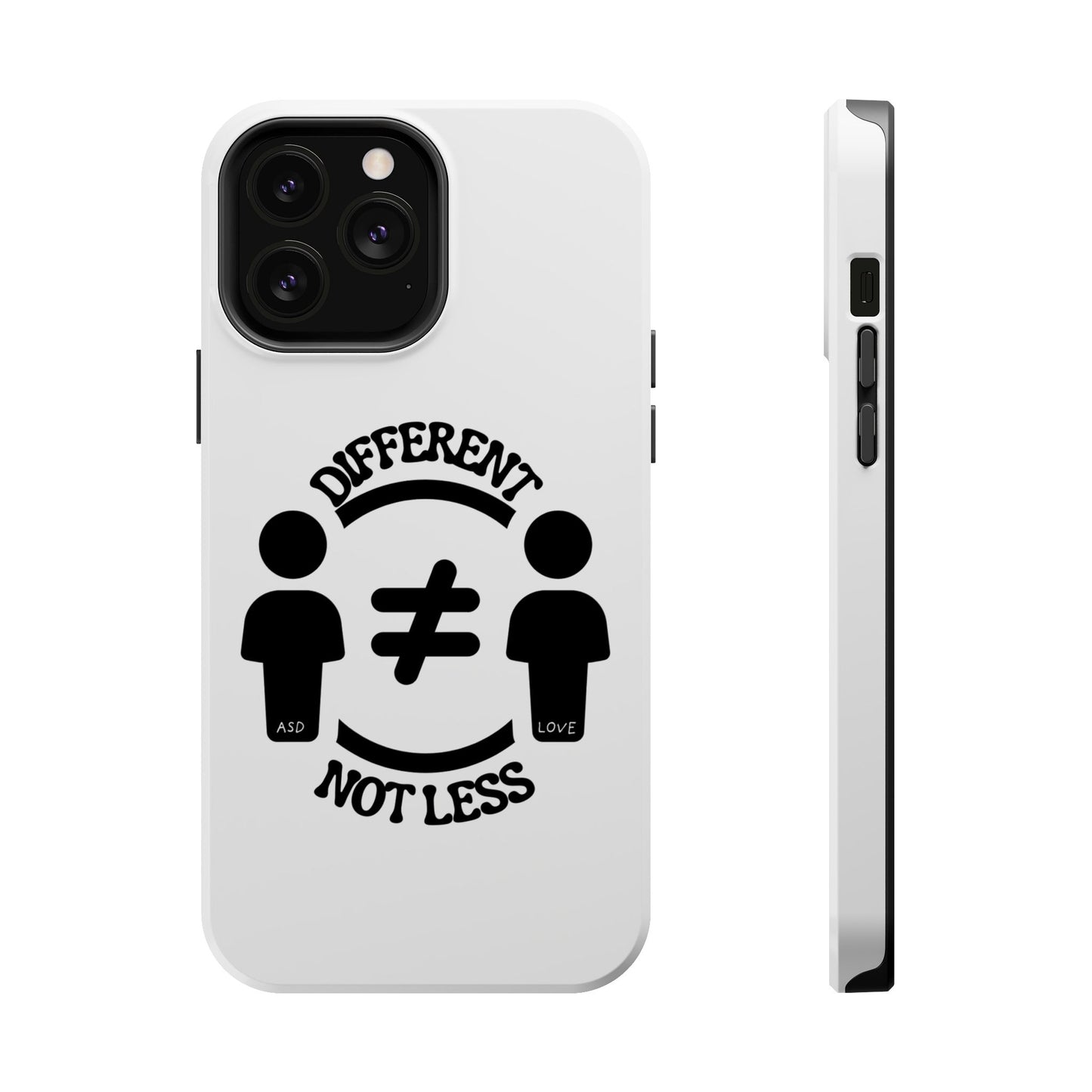 Silhouette Harmony: Different, Not Less - ASD Awareness Phone Case