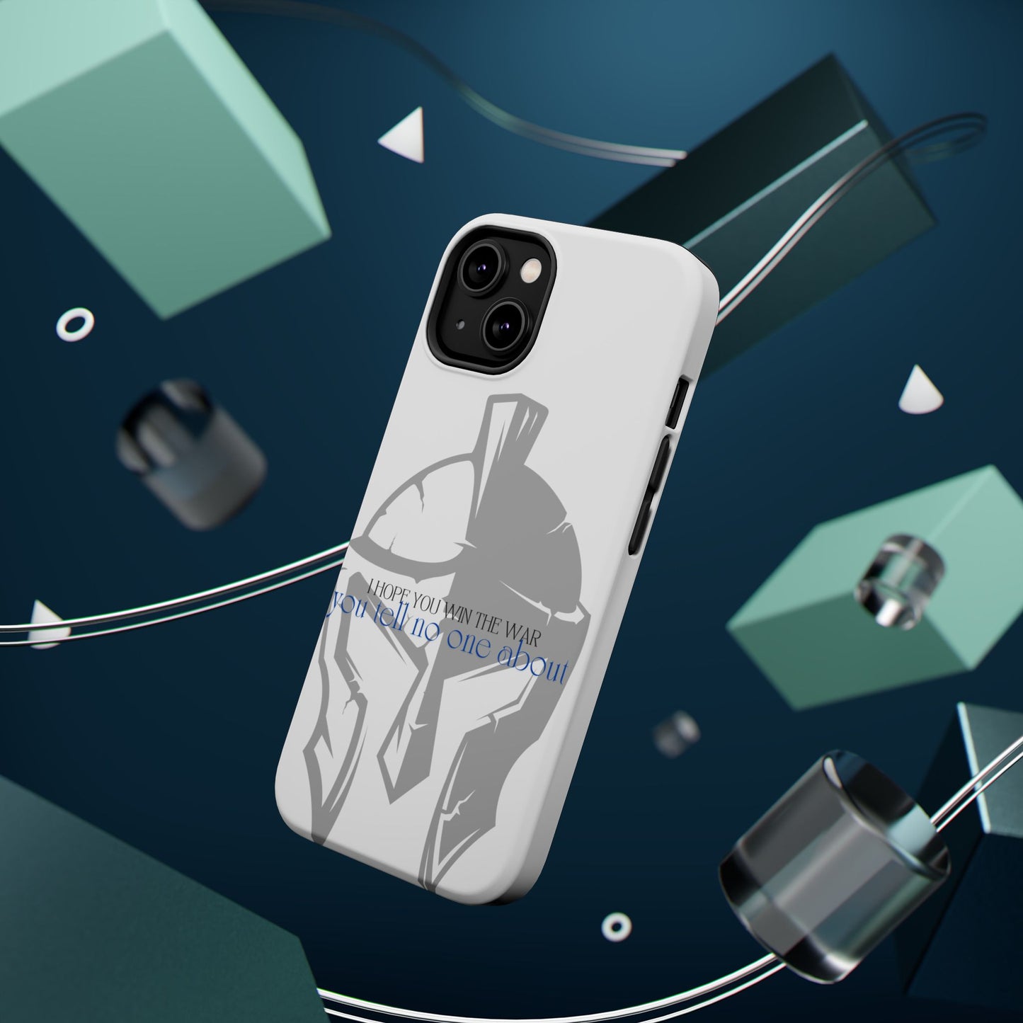 Spartan Strength: Win the War You Tell No One About - Mental Health Awareness Phone Case
