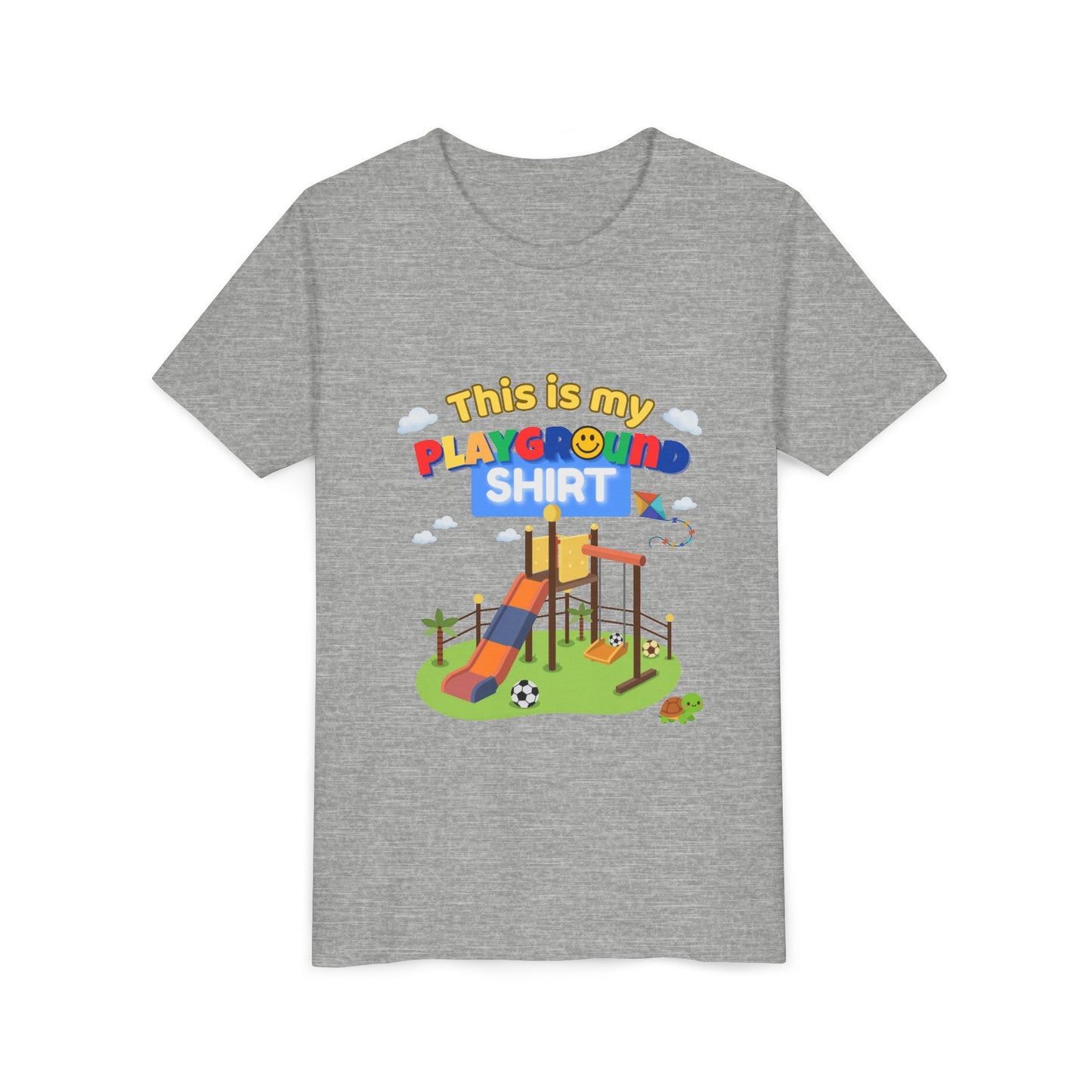 This Is My Playground Shirt Youth Tee | Playground Slide Graphic Shirt