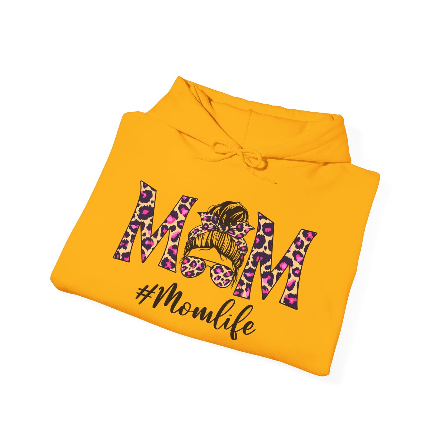 Leopard Print Mom Life Hoodie - Fierce & Fabulous | Mom Life Hoodie, Cozy Sweatshirt for Mothers, Unique Mothers Day Gift, Cute Mom Apparel