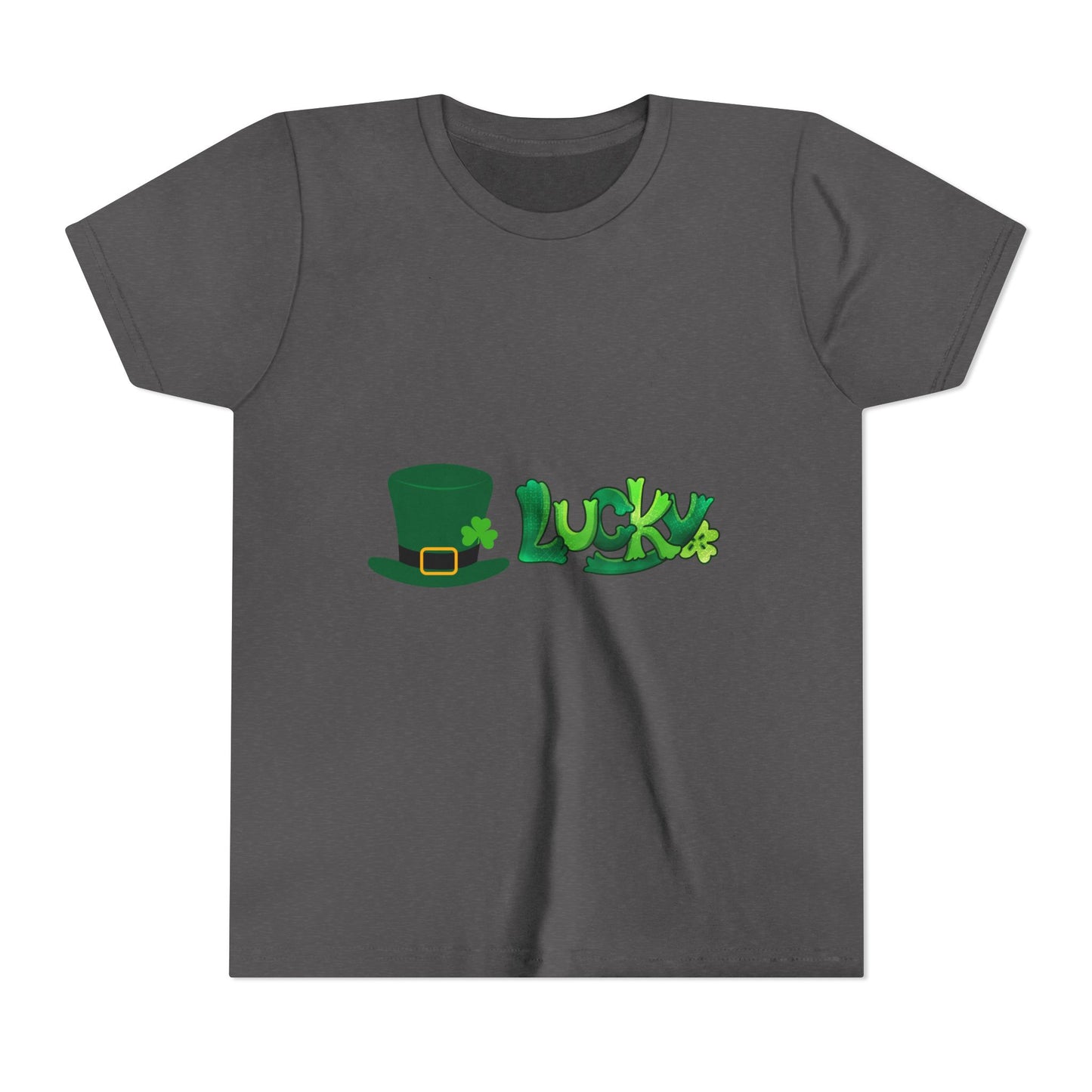 Lucky St. Patricks Day Shamrock Tee | Youth T-Shirt