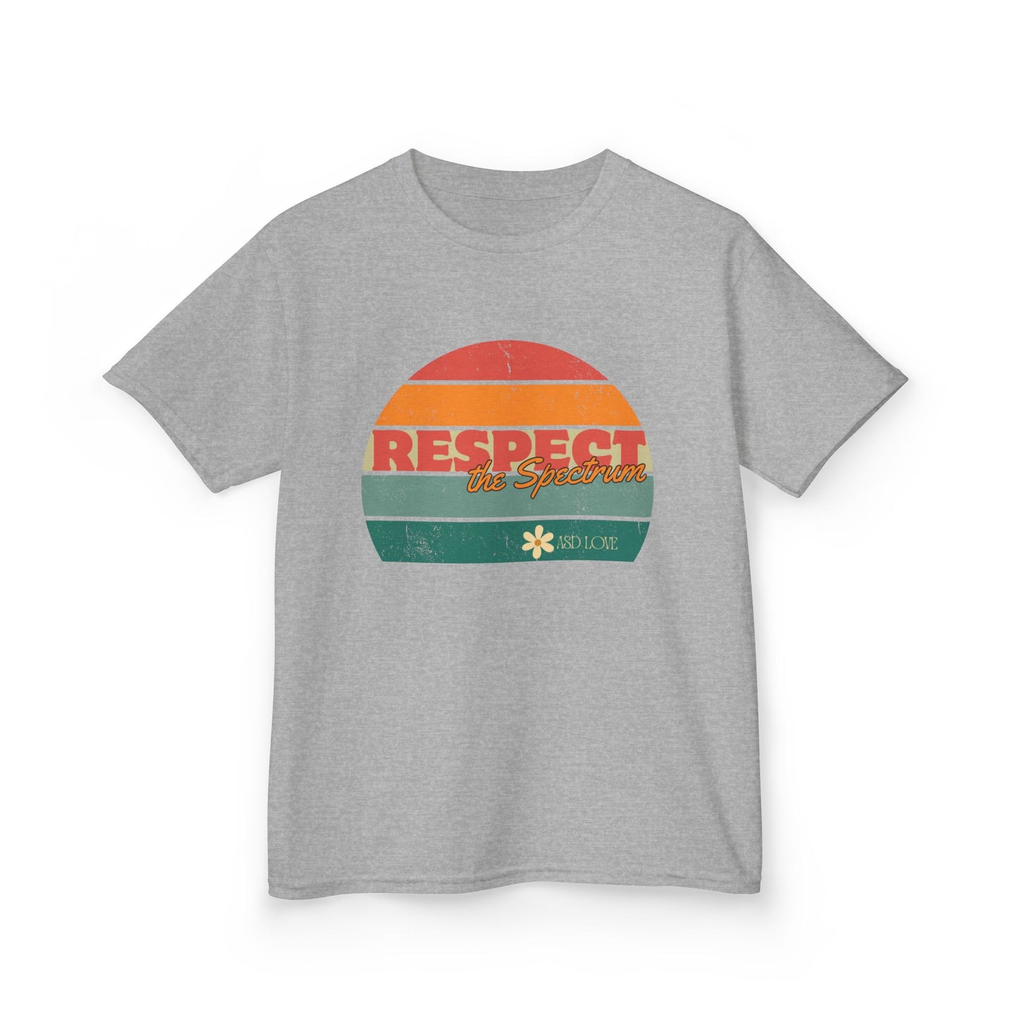 Respect the Spectrum - Rainbow Autism Awarness Kids Tee