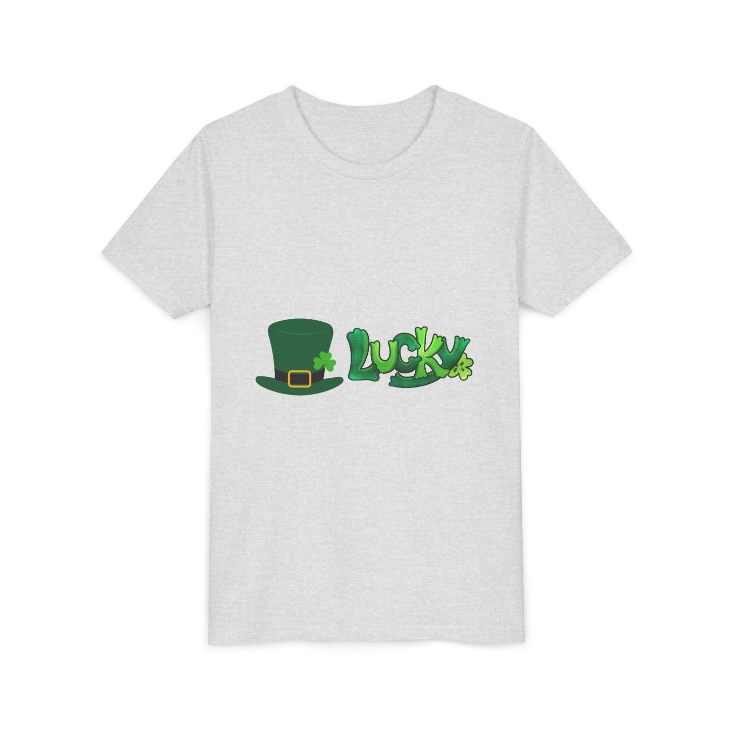 Lucky St. Patricks Day Shamrock Tee | Youth T-Shirt