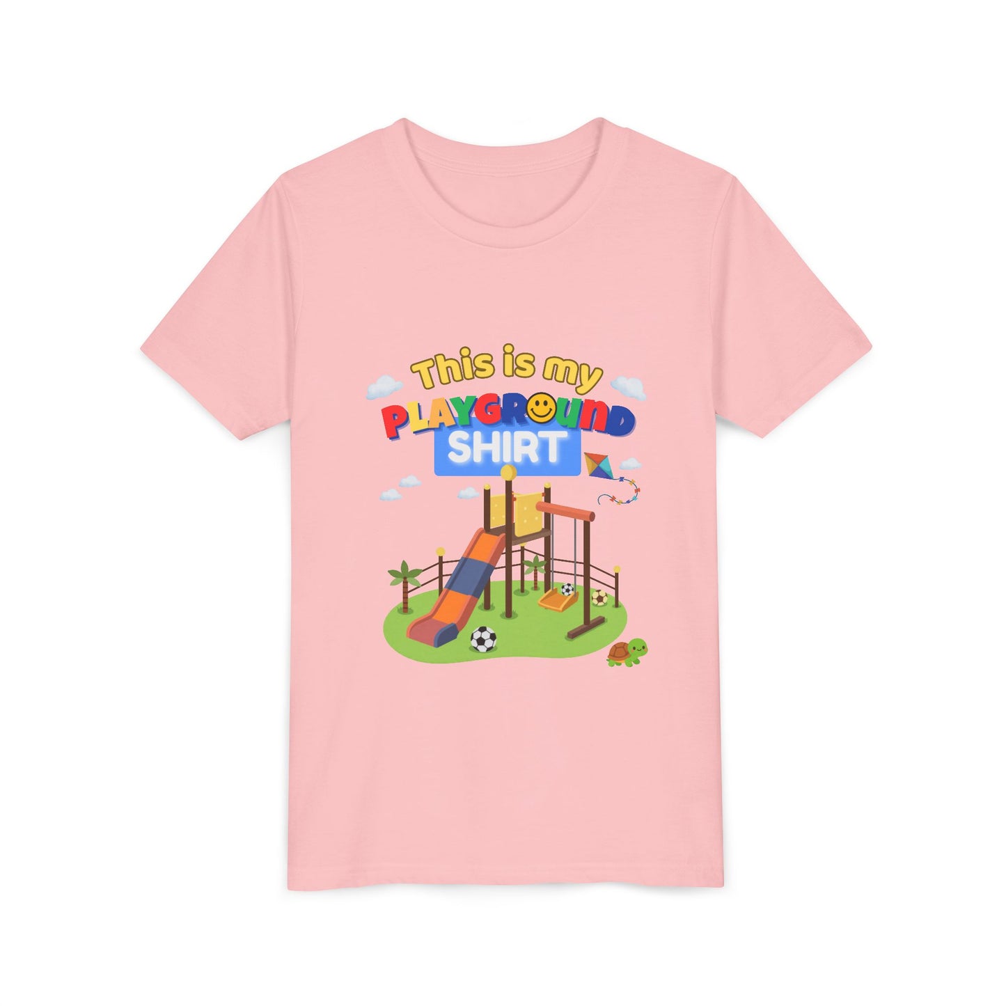 This Is My Playground Shirt Youth Tee | Playground Slide Graphic Shirt